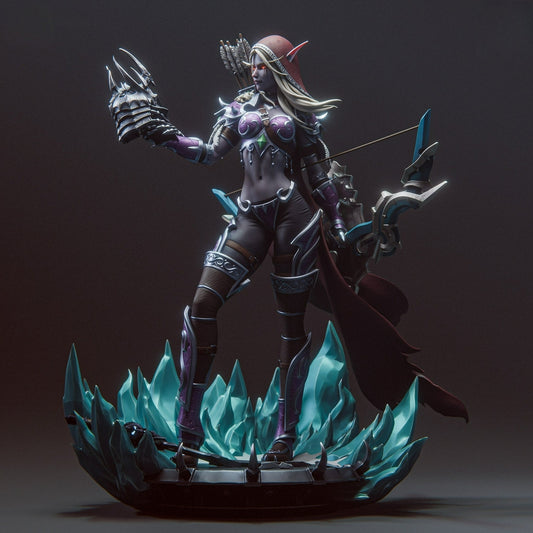 0635 Sylvanas Windrunner - World of Warcraft (3152) - STL 3D Print Files