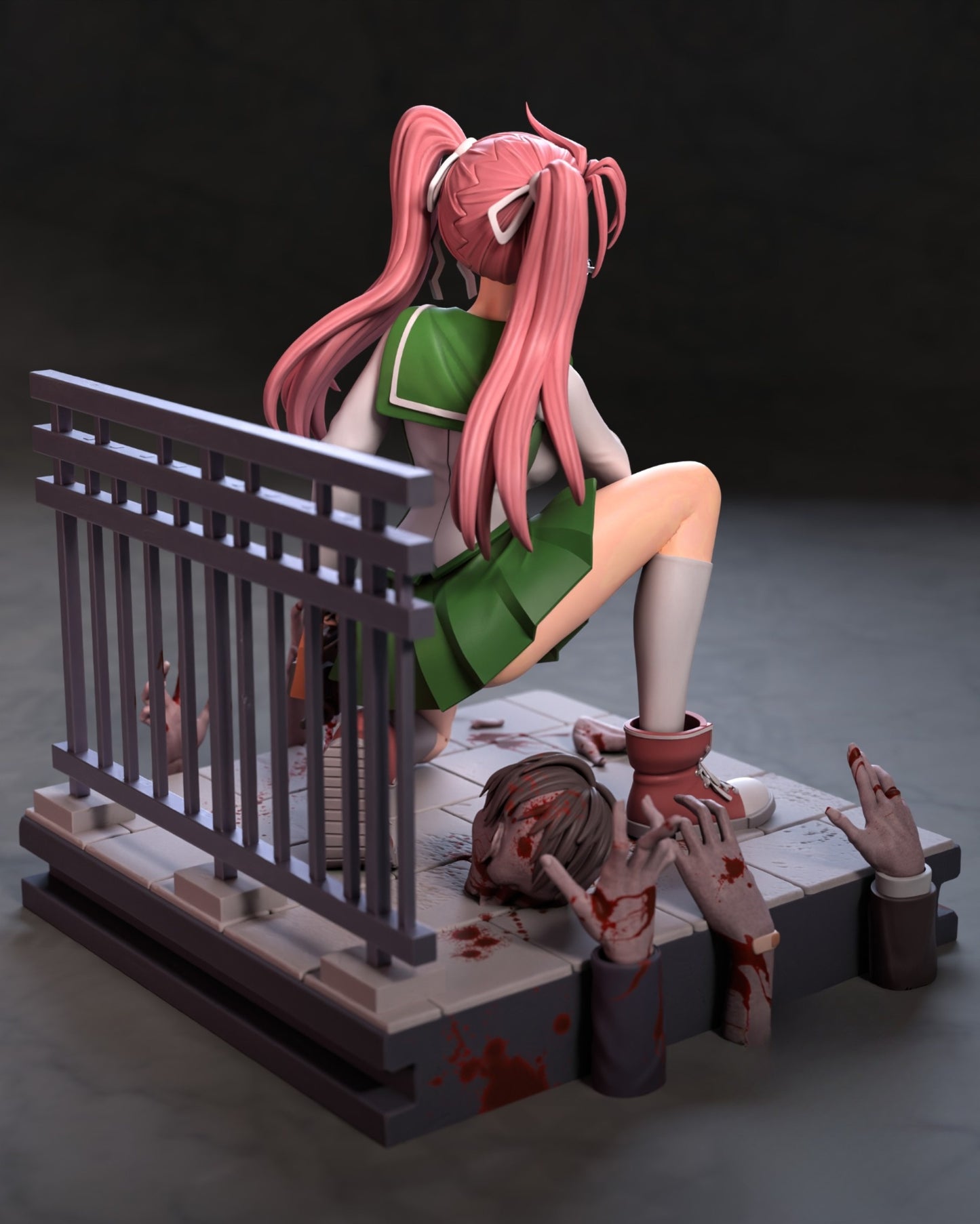 1480 Saya Takagi_HighSchool of the Dead - STL 3D Print Files
