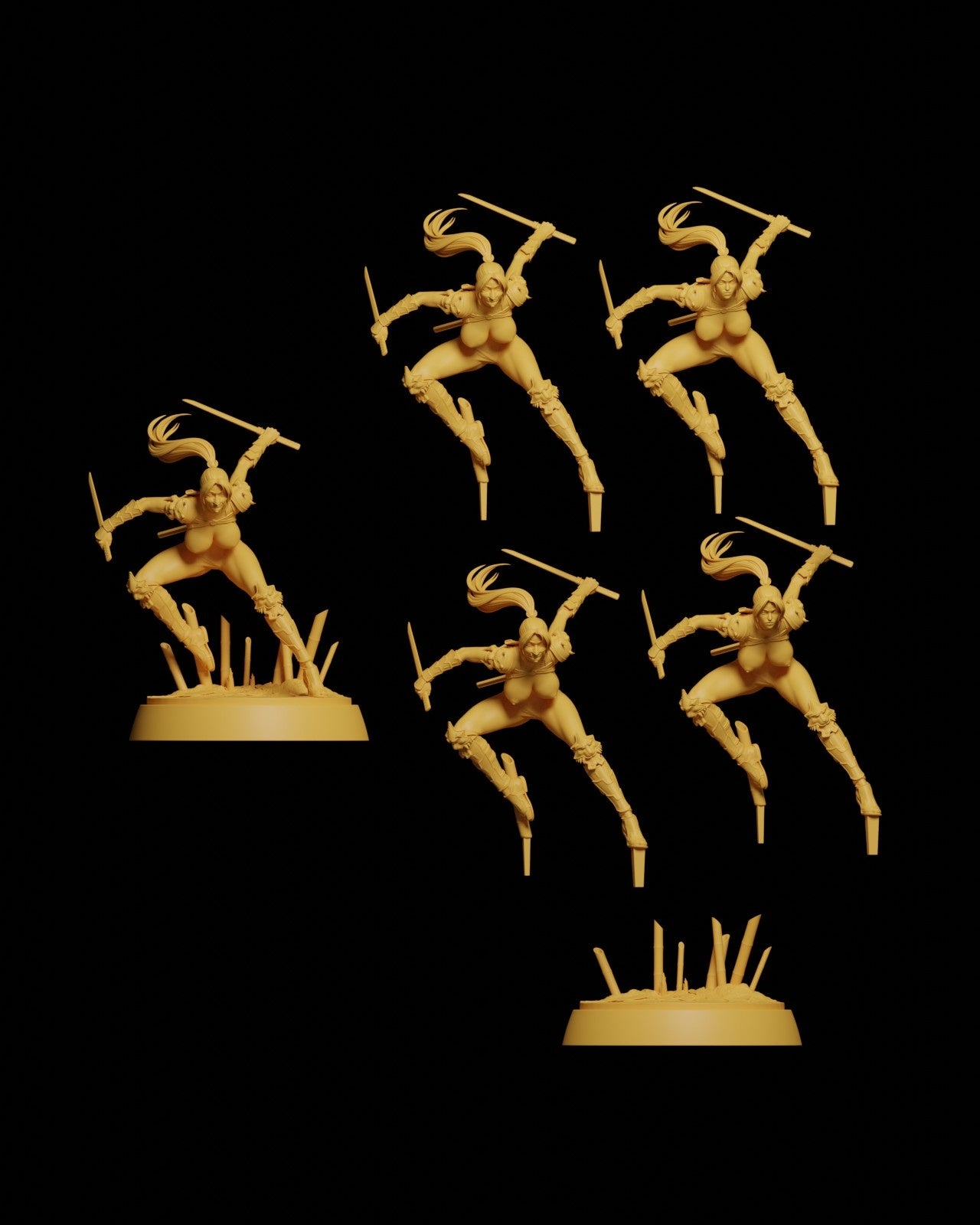 1650 Taki_Soulcalibur NSFW - STL 3D Print Files
