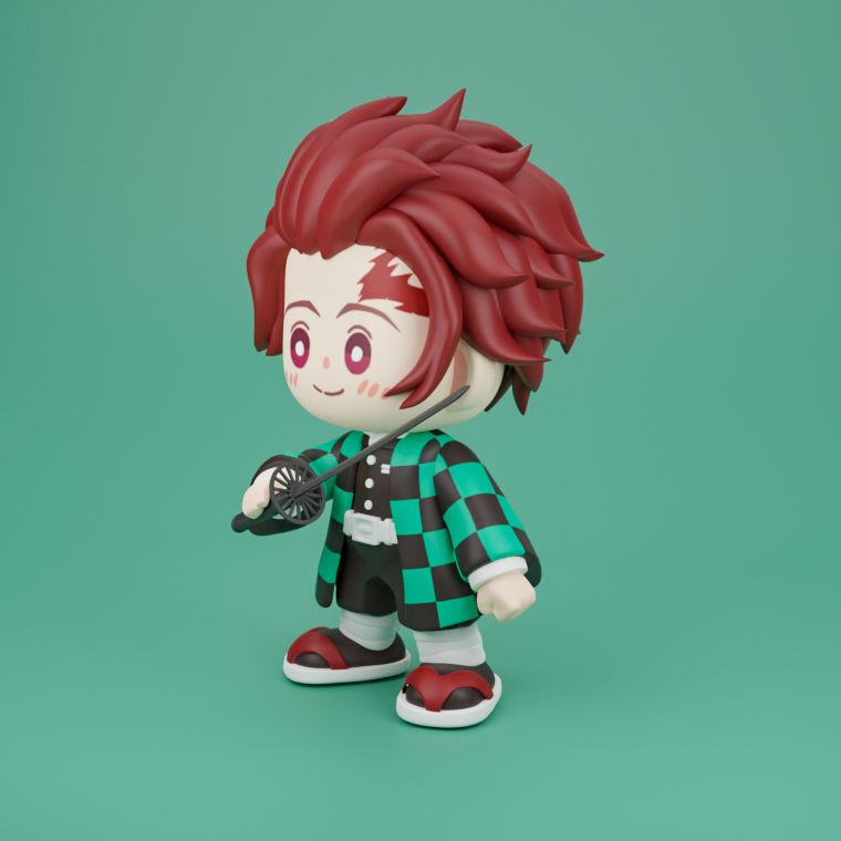 0139 Tanjiro - STL 3D Print Files
