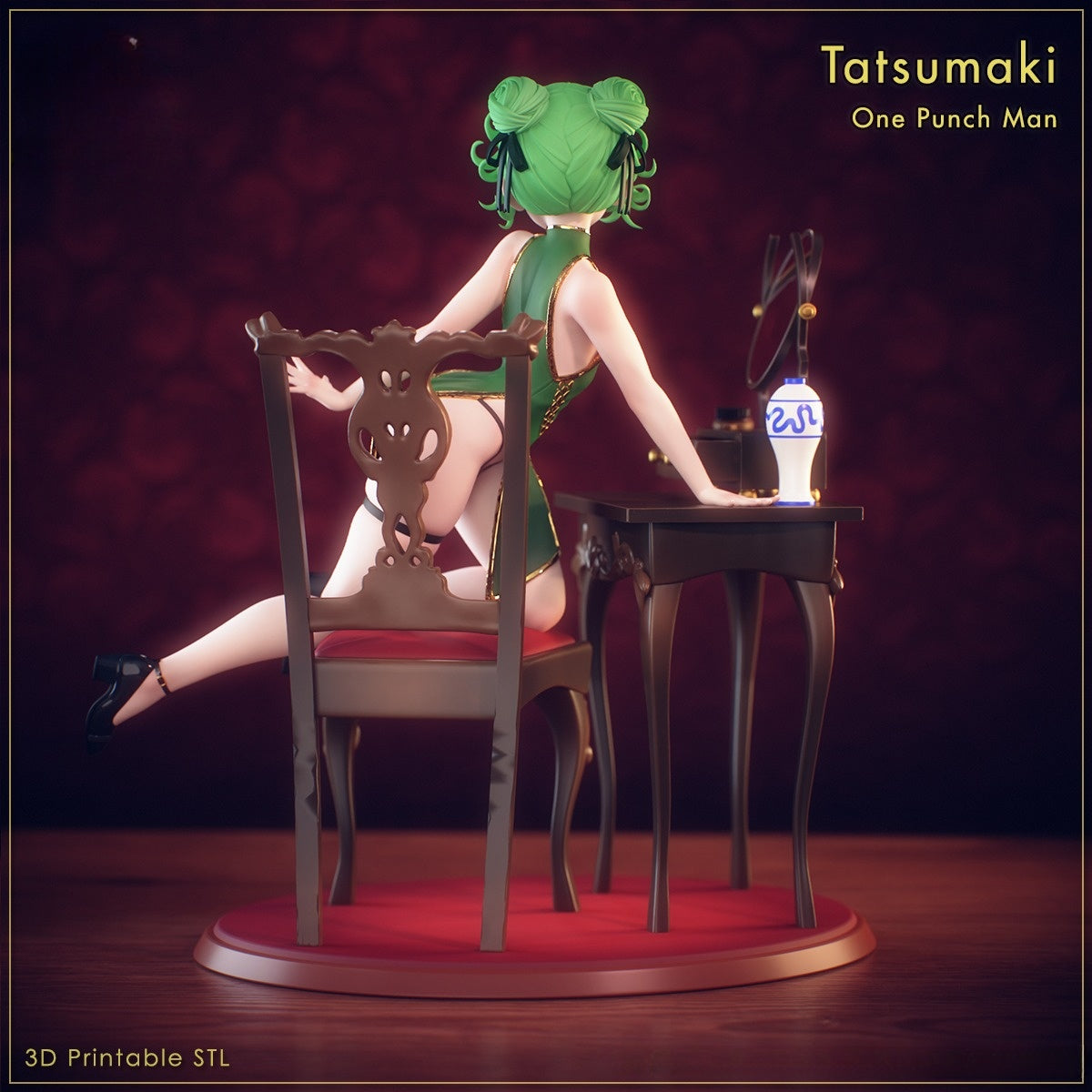 0750 Tatsumaki NSFW - One-Punch Man (3580) - STL 3D Print Files