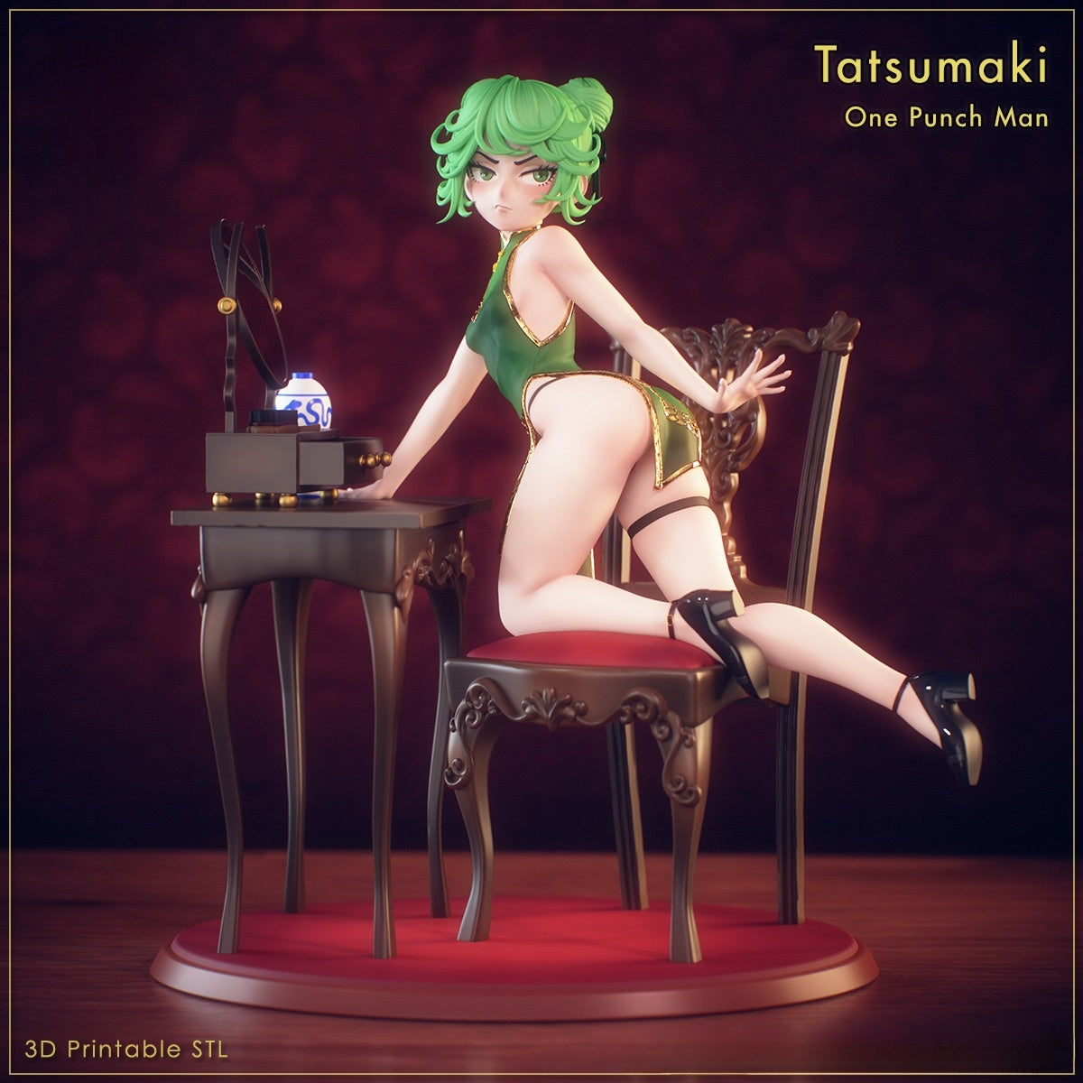 0750 Tatsumaki NSFW - One-Punch Man (3580) - STL 3D Print Files