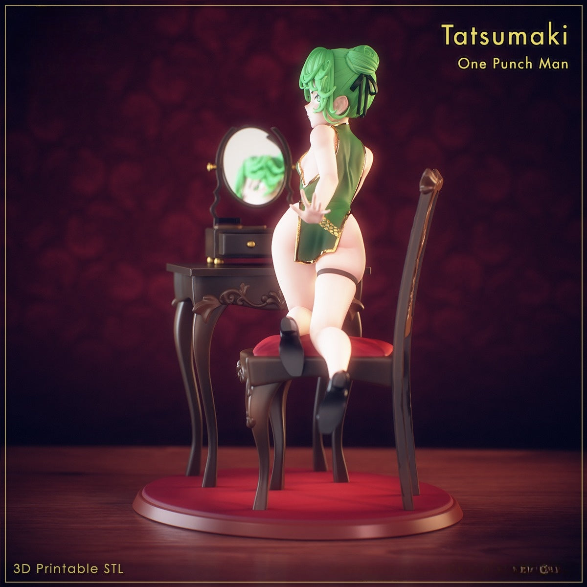 0750 Tatsumaki NSFW - One-Punch Man (3580) - STL 3D Print Files