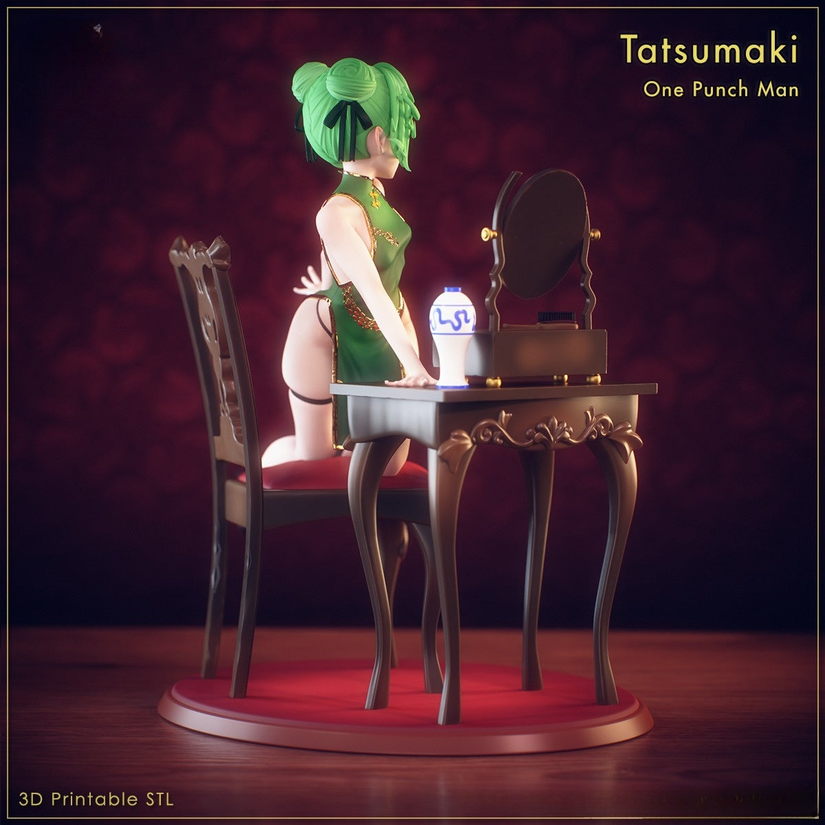 0750 Tatsumaki NSFW - One-Punch Man (3580) - STL 3D Print Files