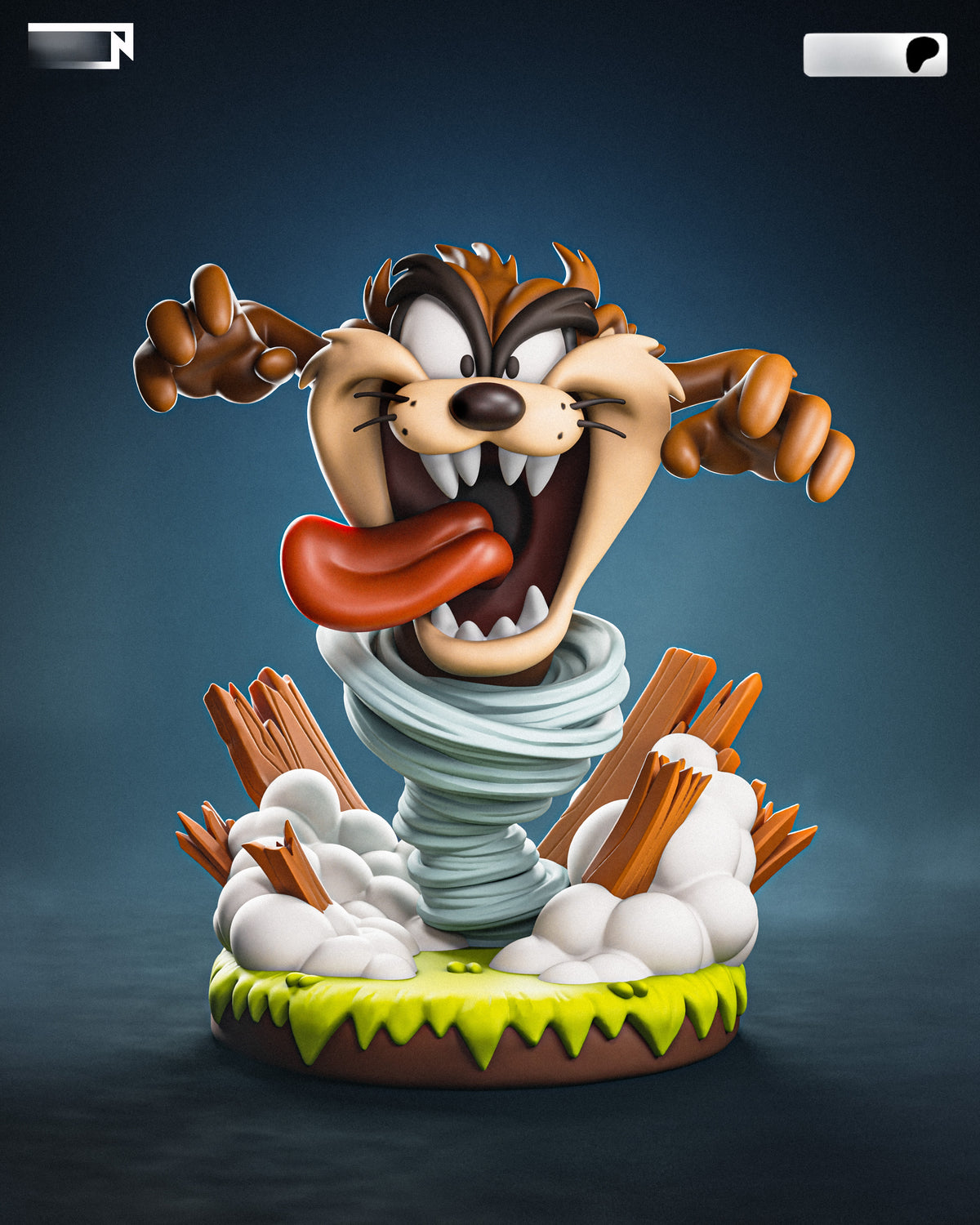 1832 Taz_Looney Tunes - STL 3D Print Files