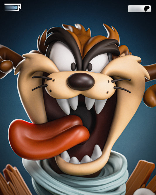 1832 Taz_Looney Tunes - STL 3D Print Files