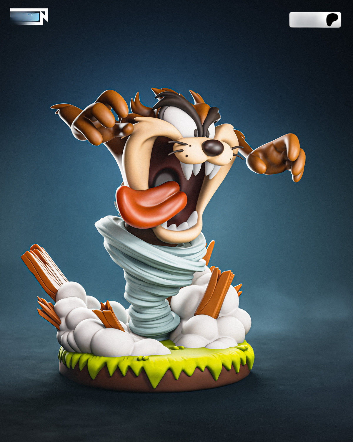 1832 Taz_Looney Tunes - STL 3D Print Files