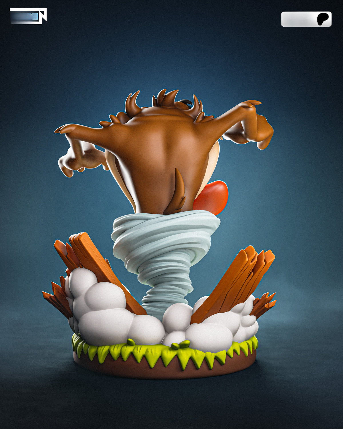 1832 Taz_Looney Tunes - STL 3D Print Files