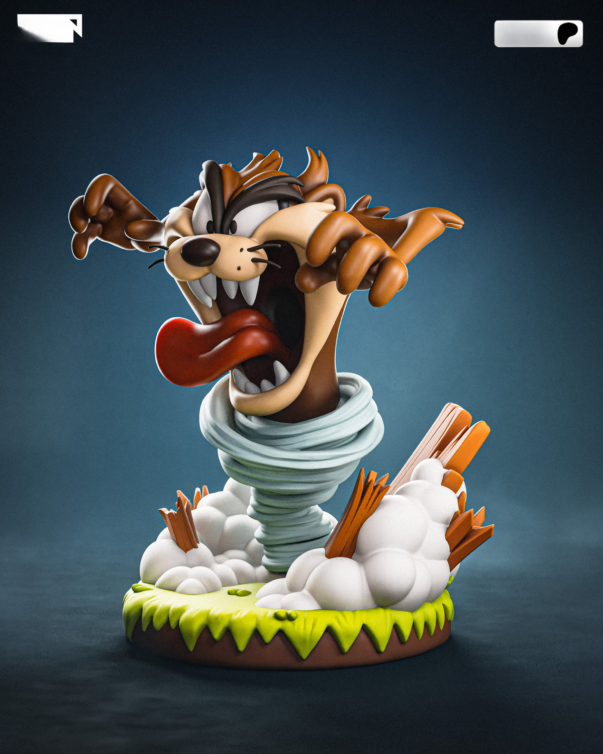 1832 Taz_Looney Tunes - STL 3D Print Files