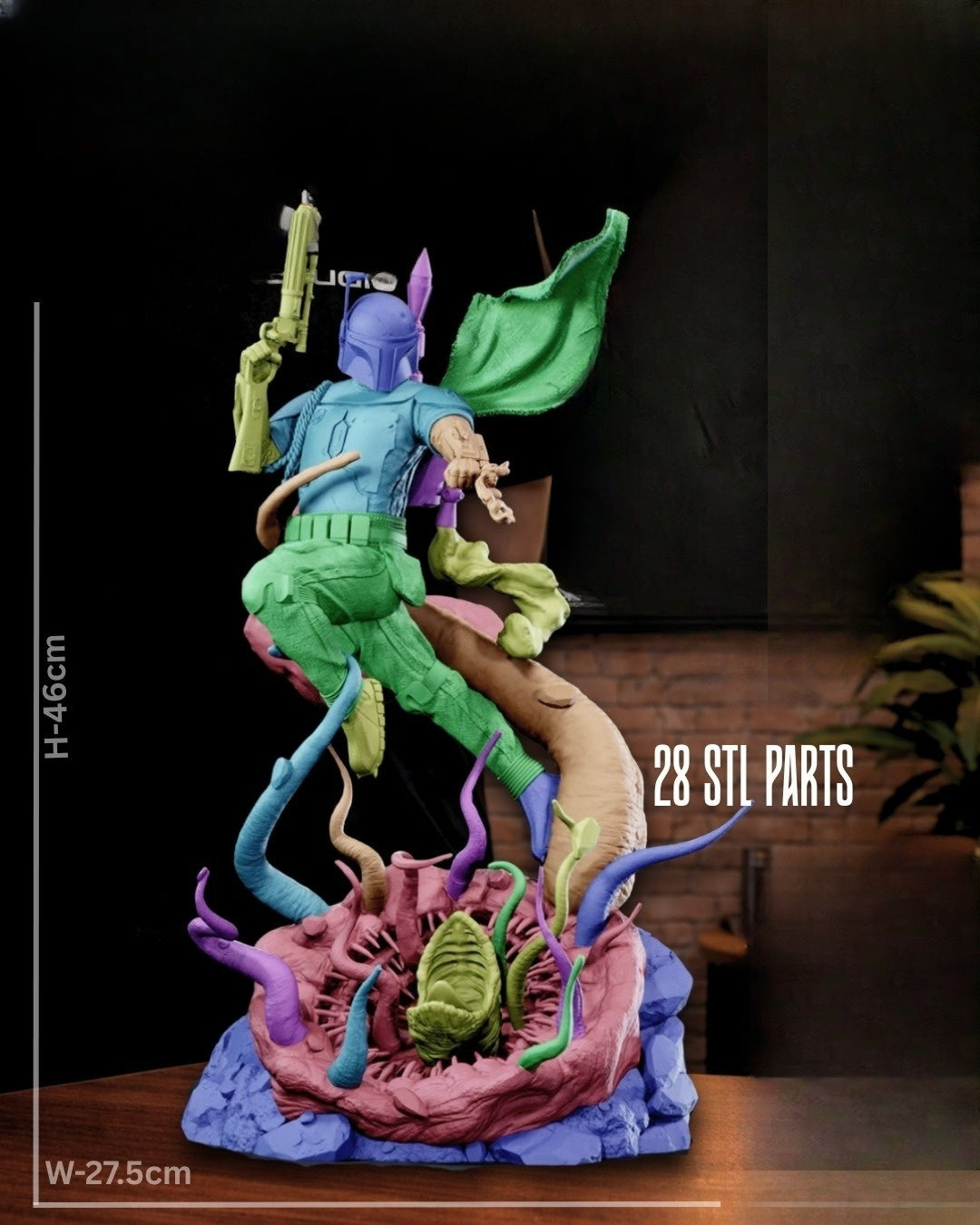 0743 Boba Fett_Star Wars - STL 3D Print Files