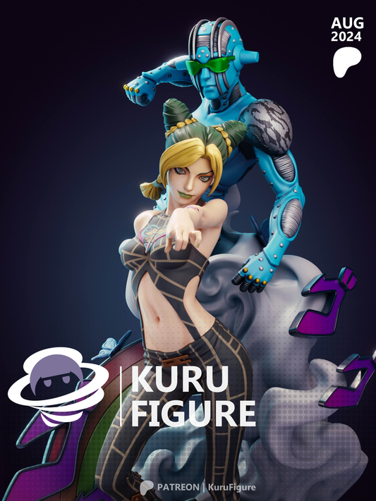 1910 Jolyne Cujoh_Stone Free - STL 3D Print Files