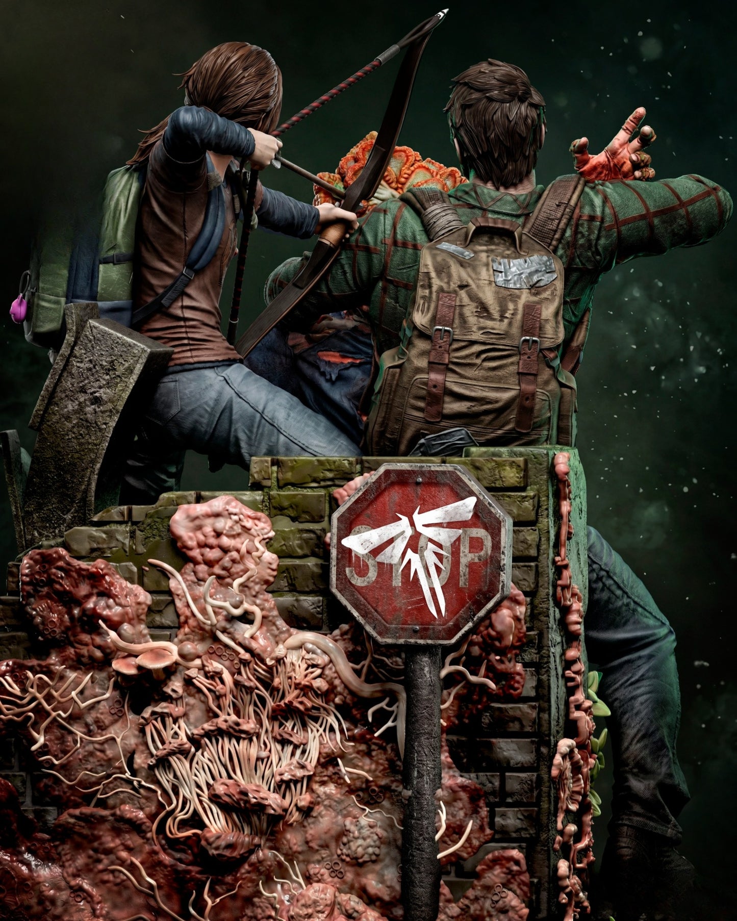 1362 Diorama The Last of Us - STL 3D Print Files
