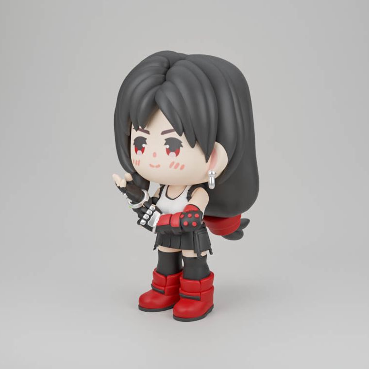 0132 Tifa Lockhart - STL 3D Print Files