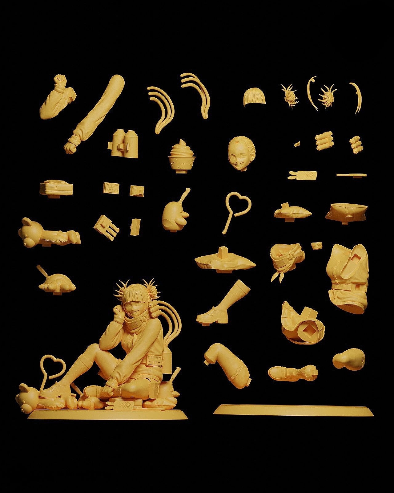 1120 Toga Himiko_My Hero Academia - STL 3D Print Files