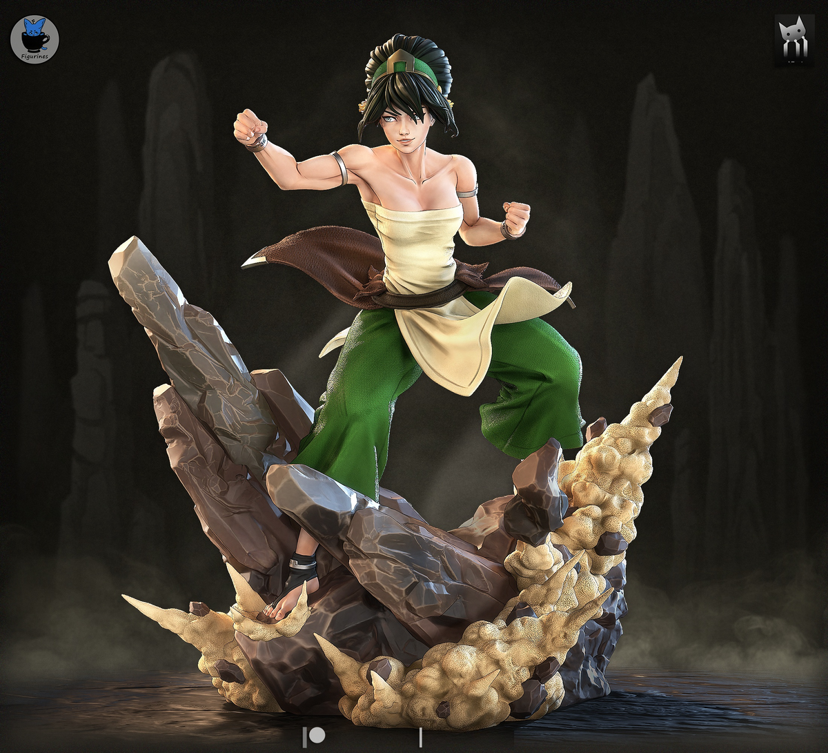 1786 Toph Beifong_AvatarThe Last Airbender - STL 3D Print Files