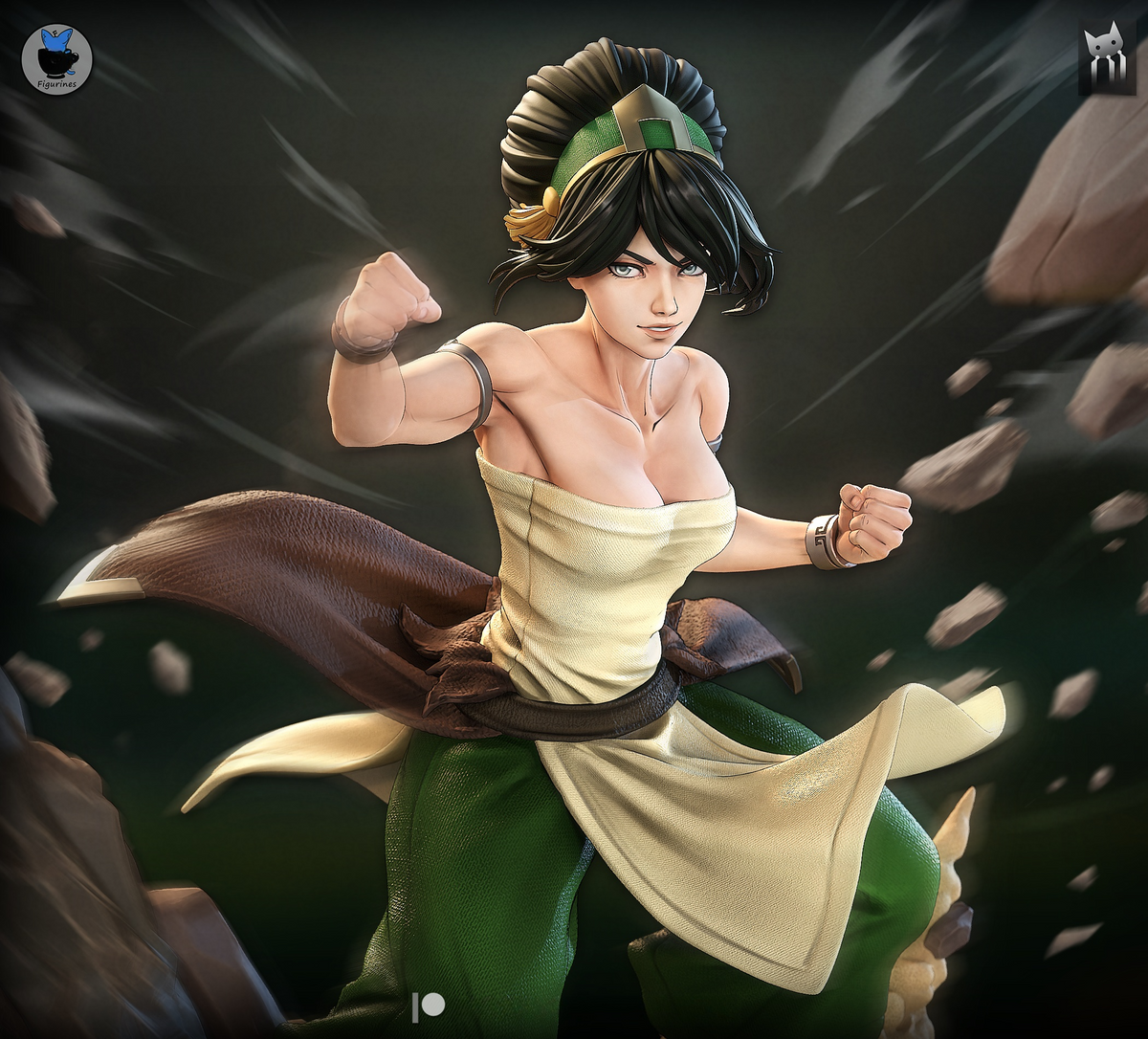 1786 Toph Beifong_AvatarThe Last Airbender - STL 3D Print Files
