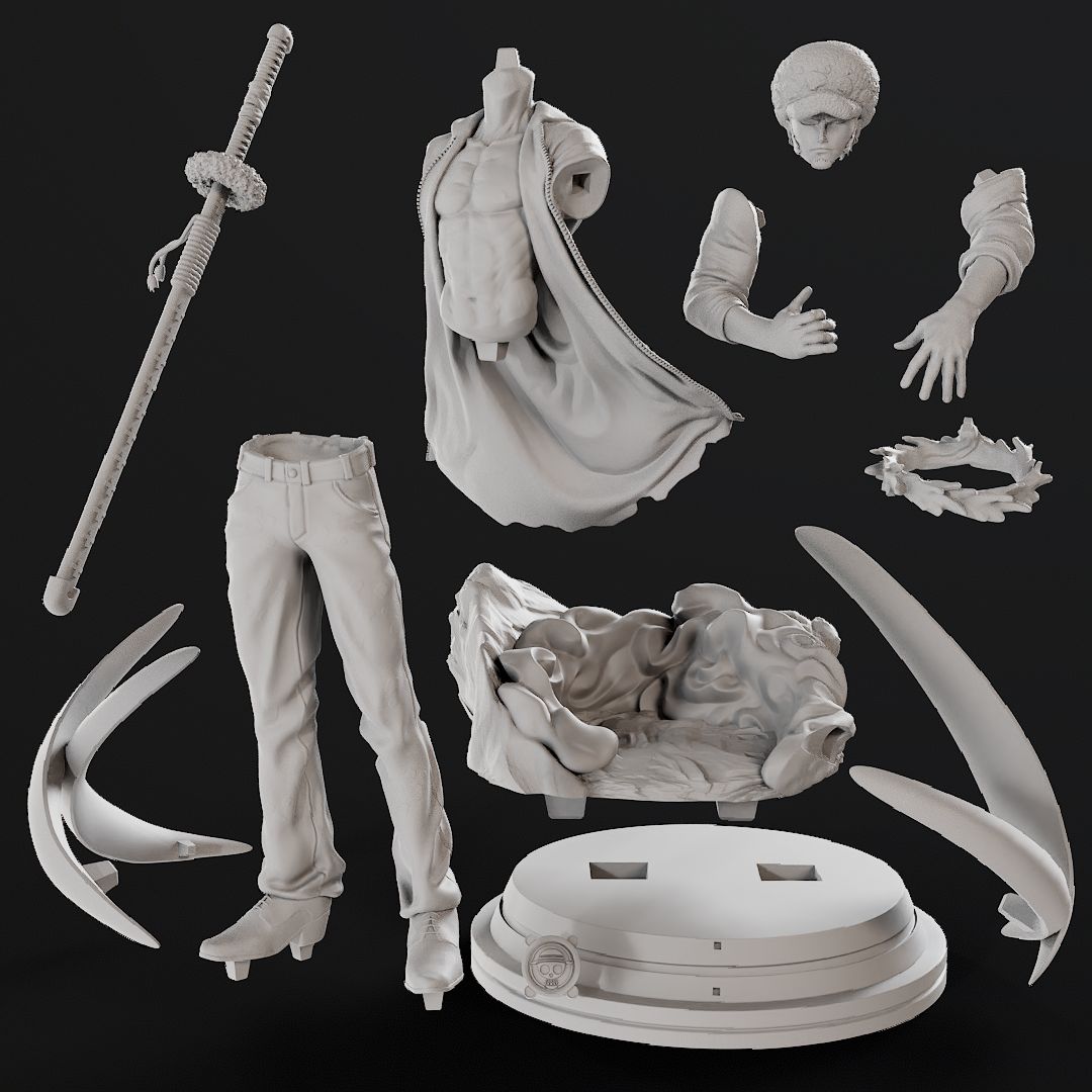 0226 Trafalgar Law (OP) - STL 3D Print Files