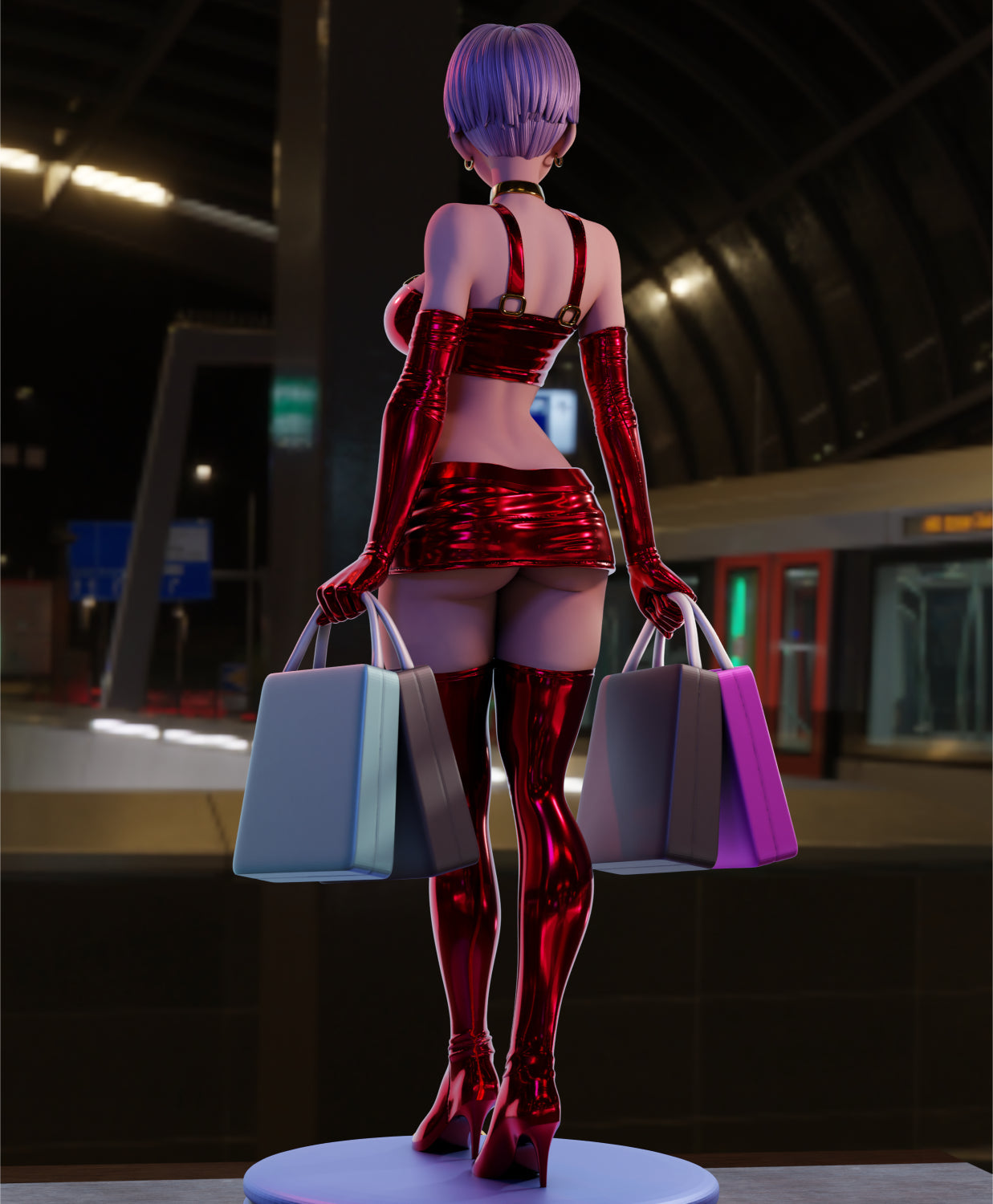 0905 Female Trunks NSFW - Dragon Ball (4184) - STL 3D Print Files