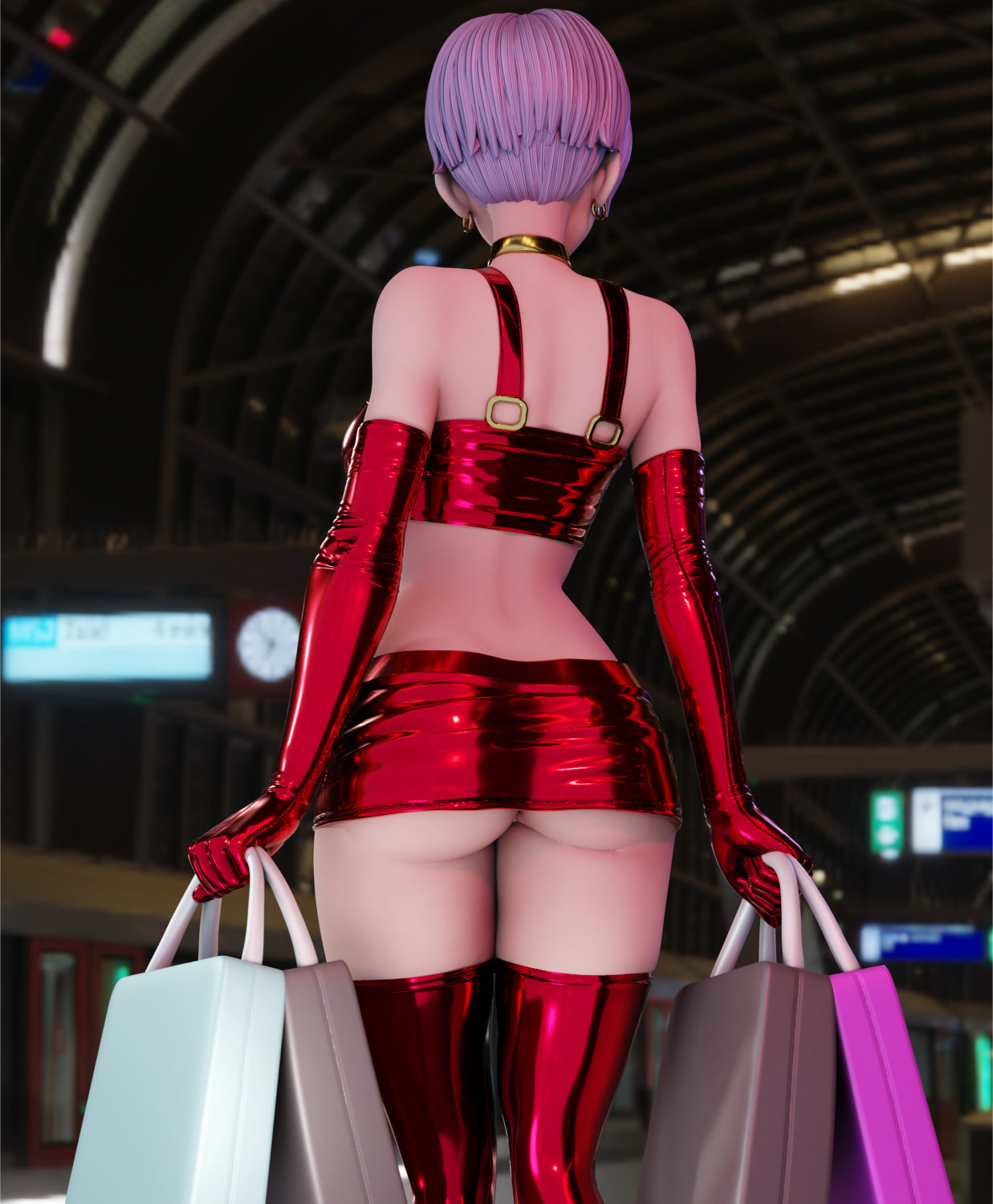 0905 Female Trunks NSFW - Dragon Ball (4184) - STL 3D Print Files