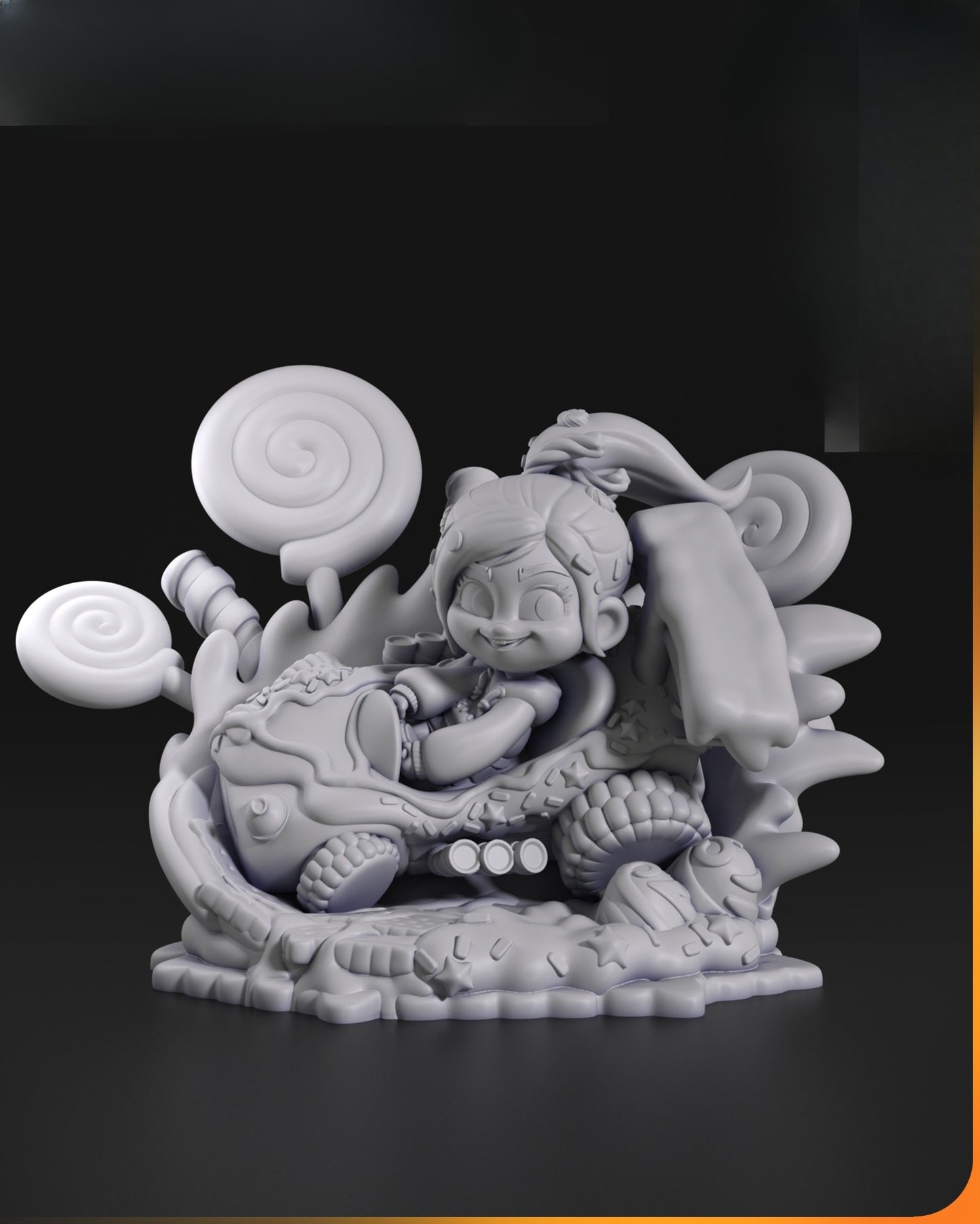 0618 Chibi Vanellope Wreck It Ralph - STL 3D Print Files