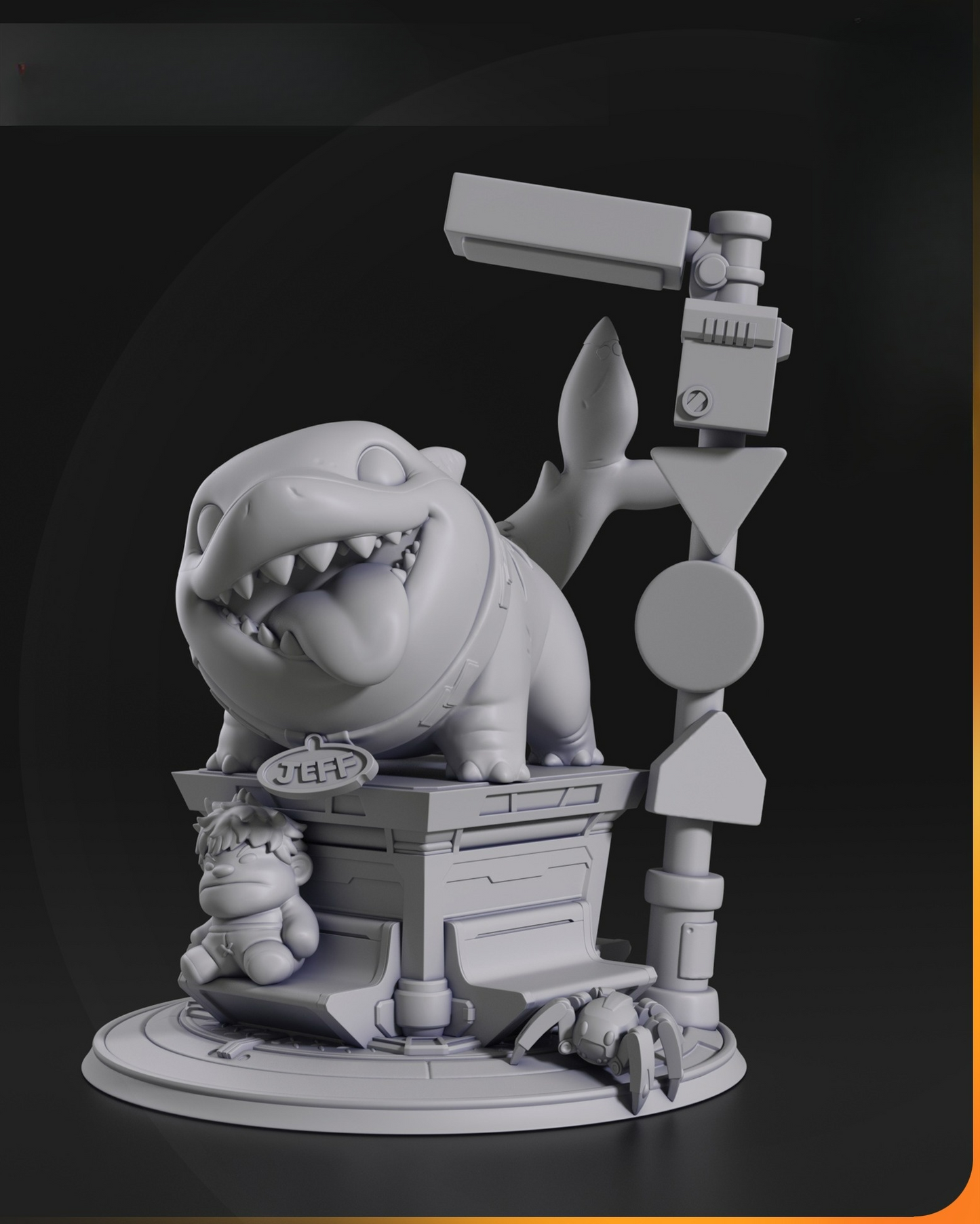 0050 Jeff Marvel Rivals - STL 3D Print Files