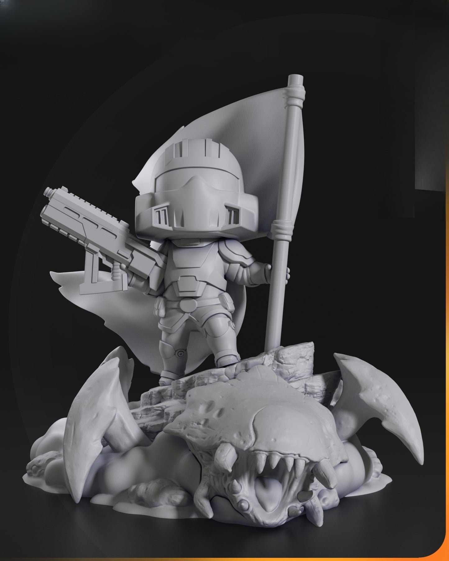 0026 Helldiver - STL 3D Print Files