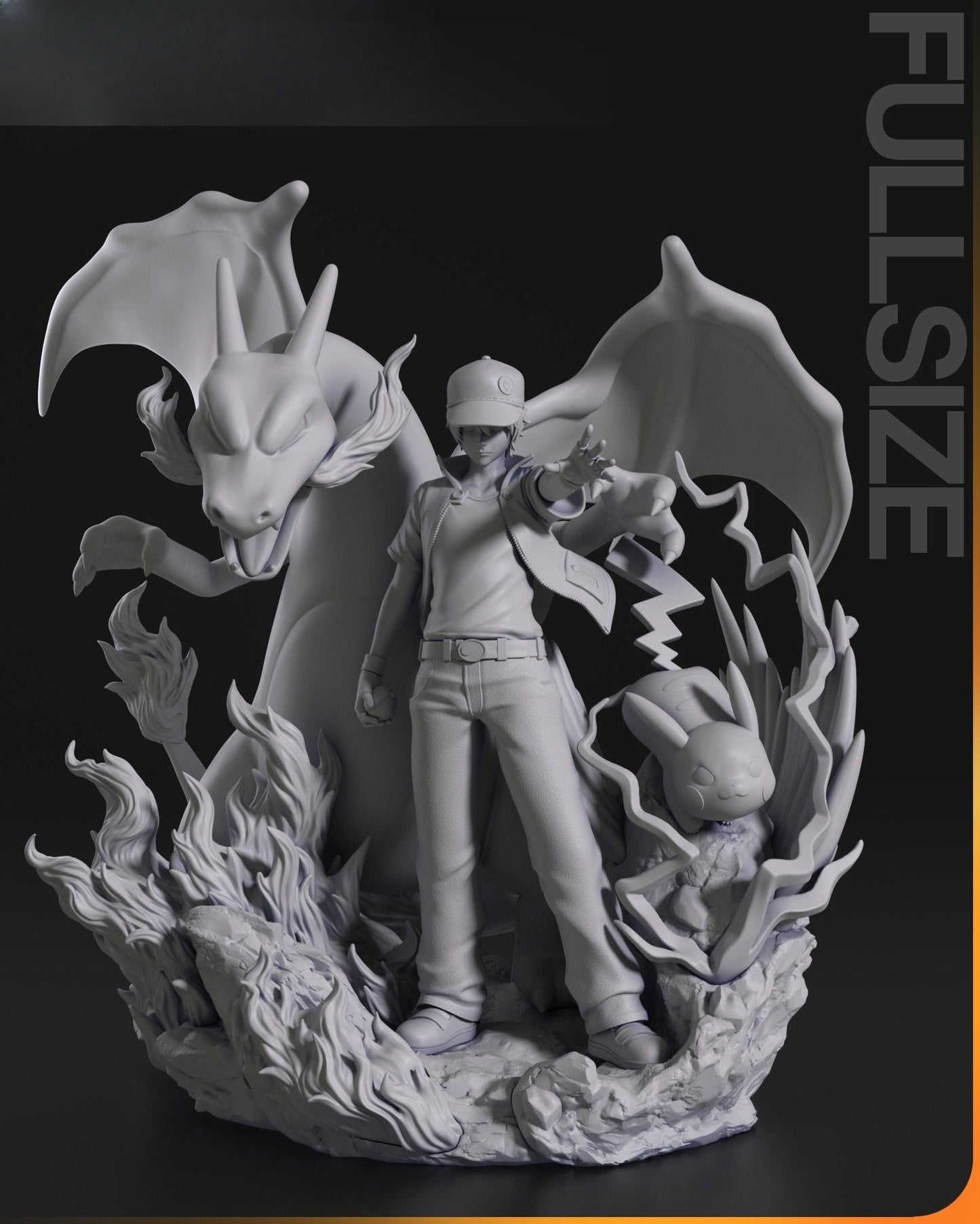 0251 Pokemon RED Diorama - STL 3D Print Files