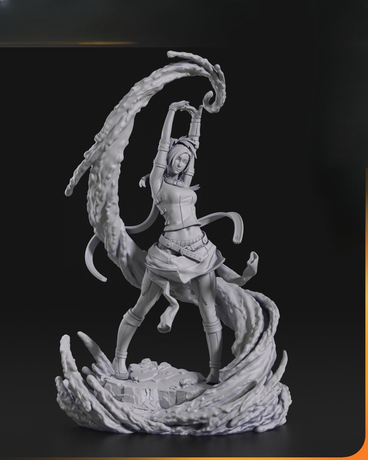 0372 Rikku_Final Fantasy - STL 3D Print Files