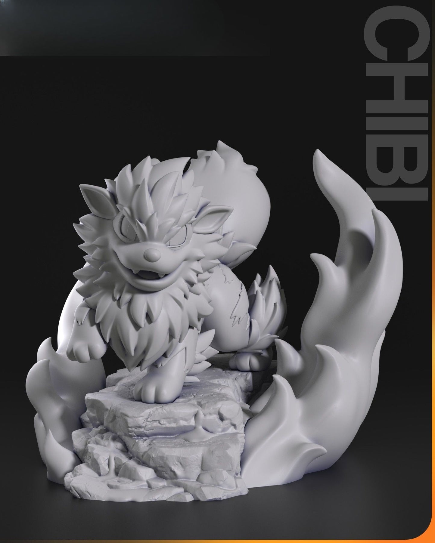 0293 Chibi Arcanine Pokemon - STL 3D Print Files