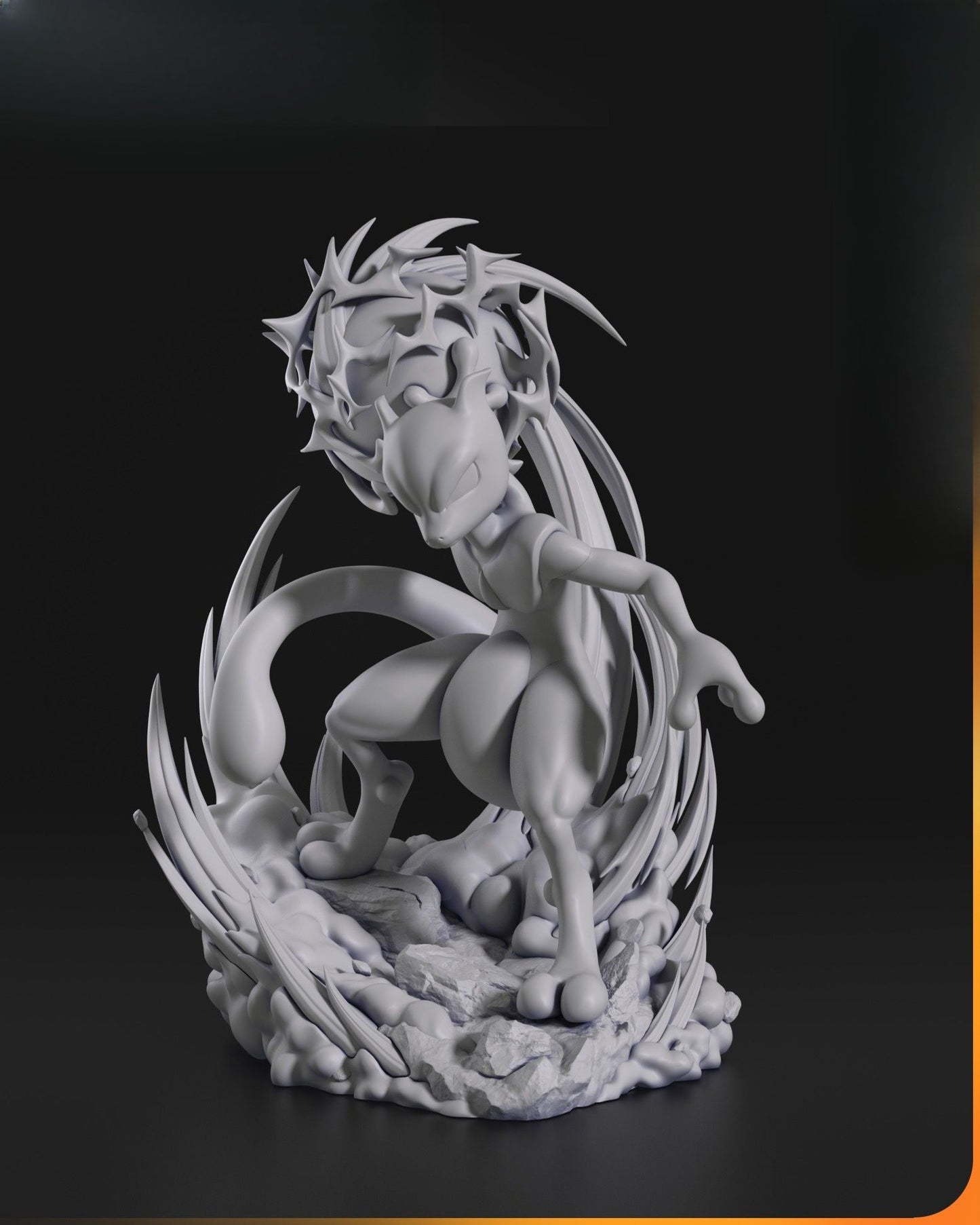 0408 Mewtwo_Pokemon - STL 3D Print Files