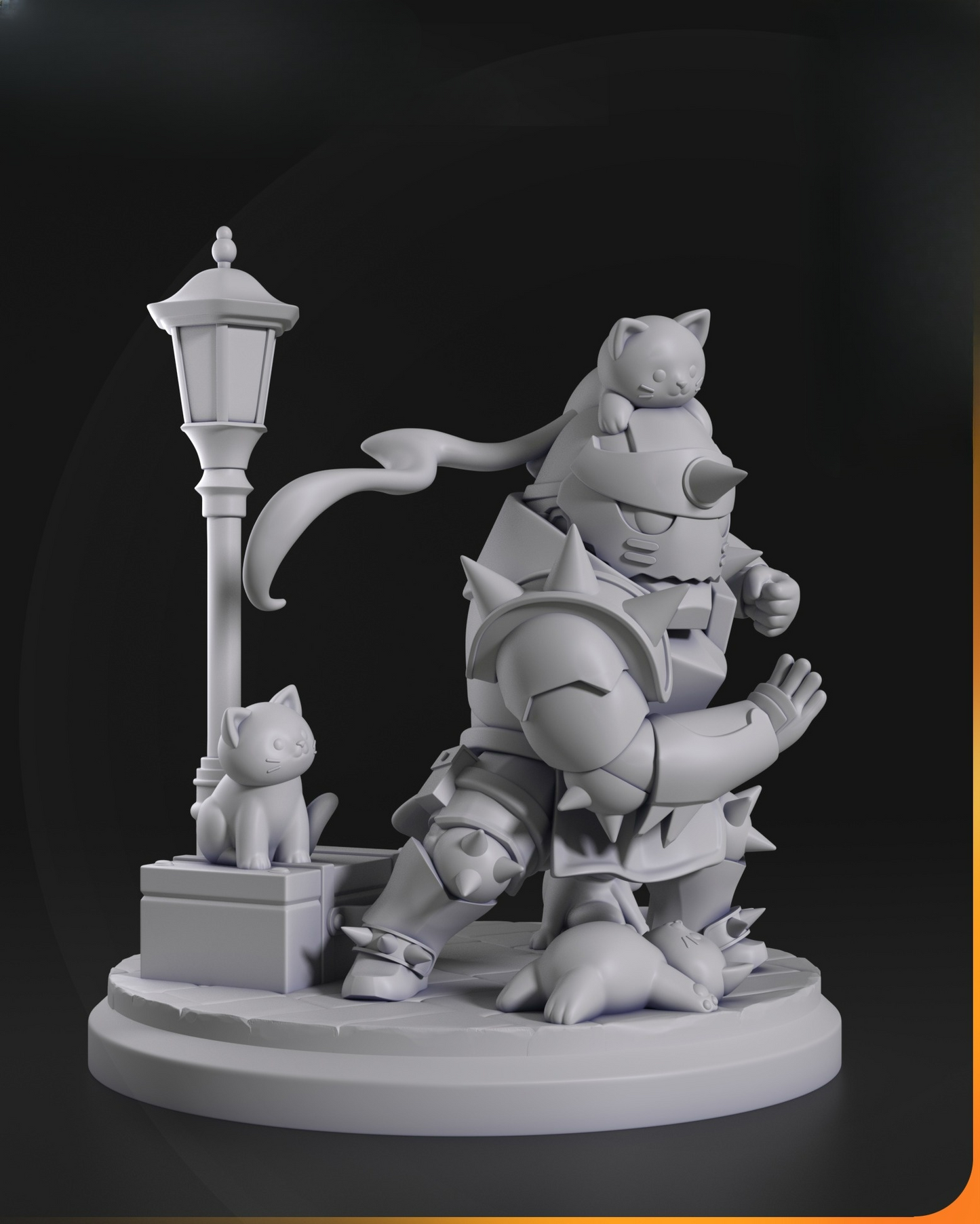 0034 Alphonse Elric from Full Metal Alchemist - STL 3D Print Files