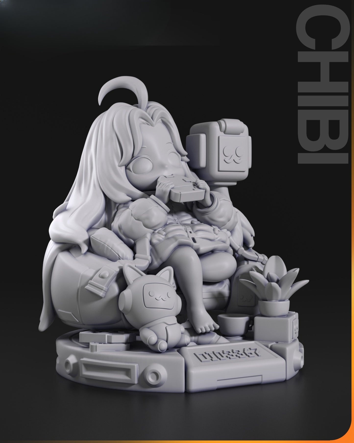1544 Chib Diana_Pragmata - STL 3D Print Files