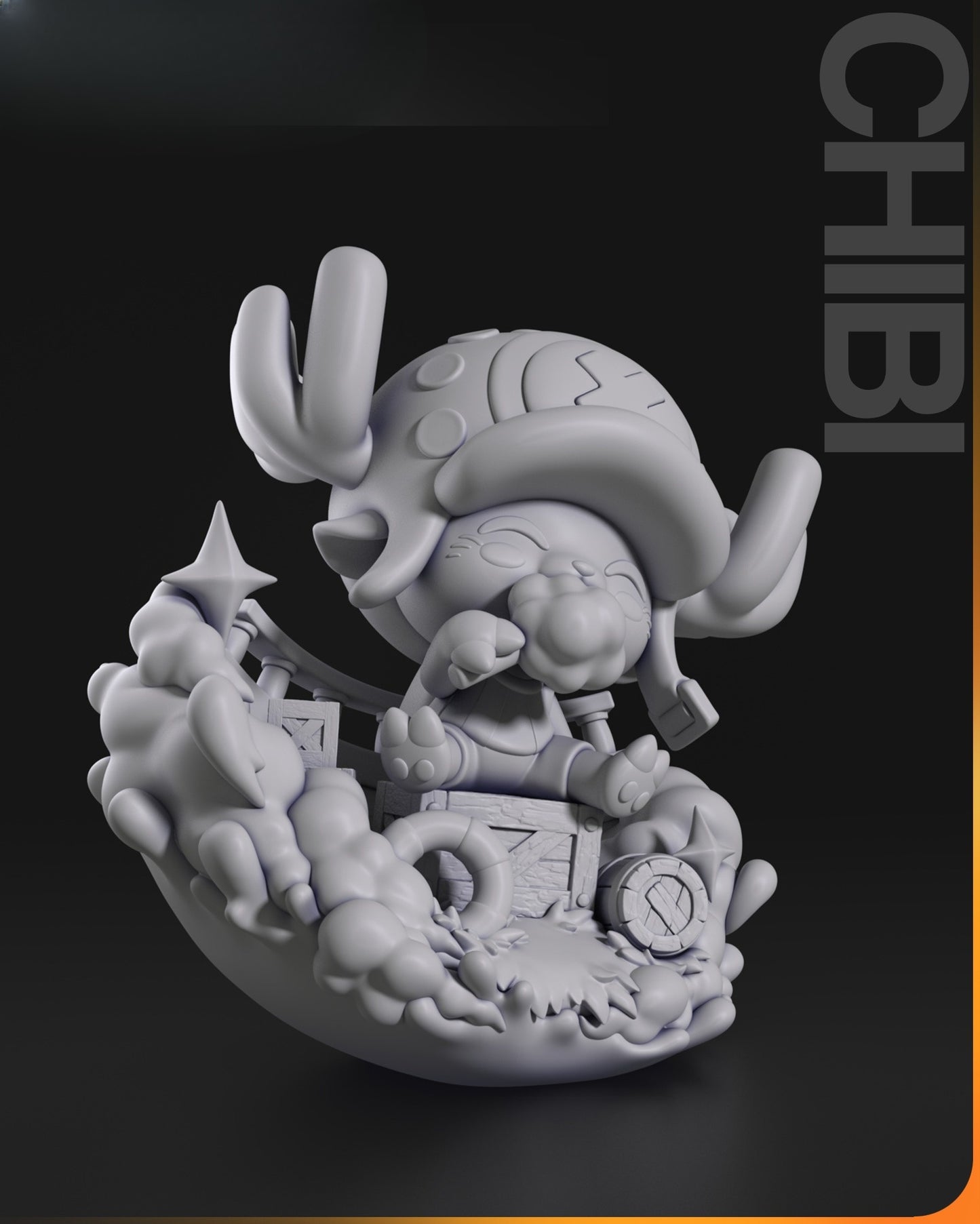 1546 Chibi_Tony Tony Chopper - STL 3D Print Files