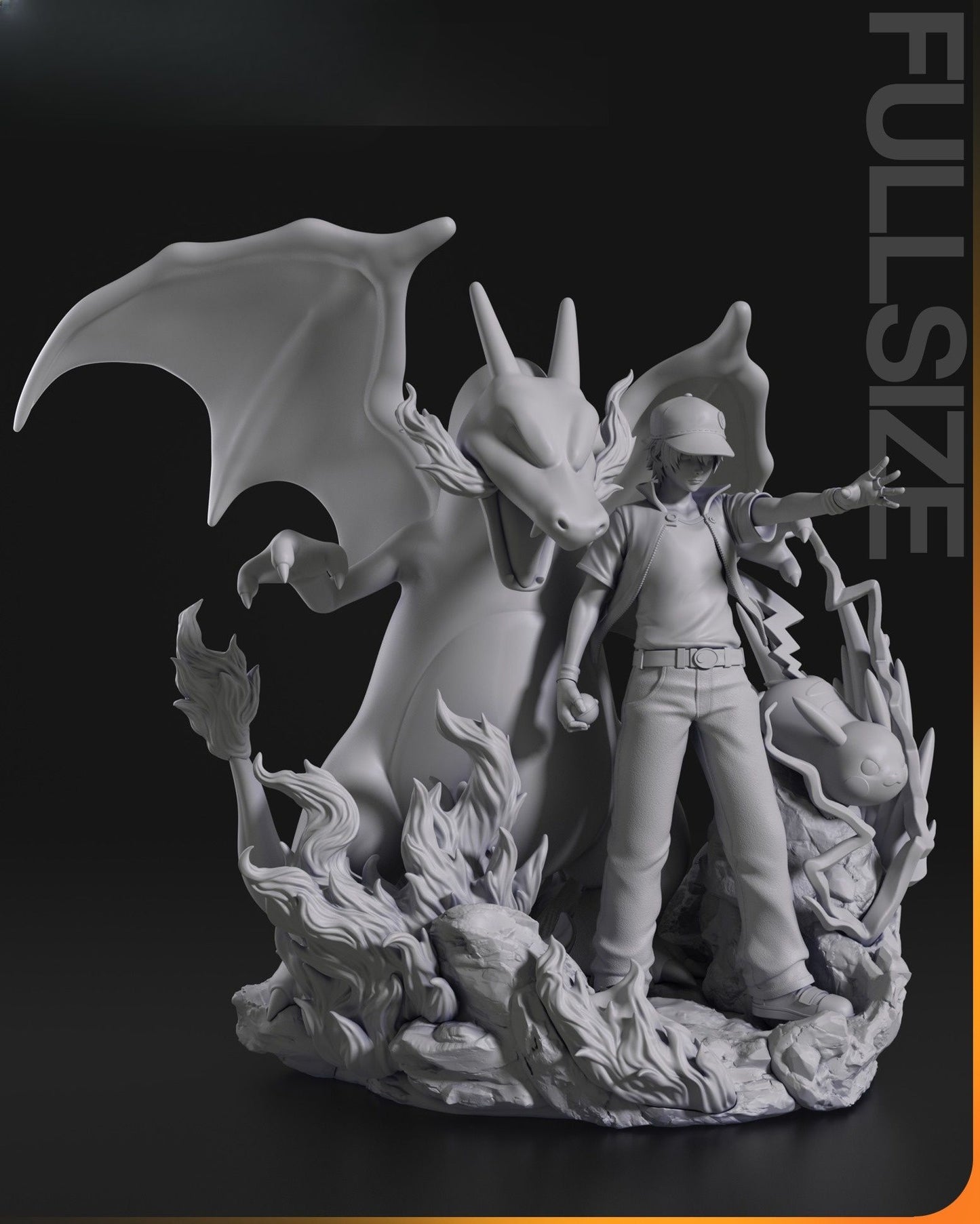 0251 Pokemon RED Diorama - STL 3D Print Files