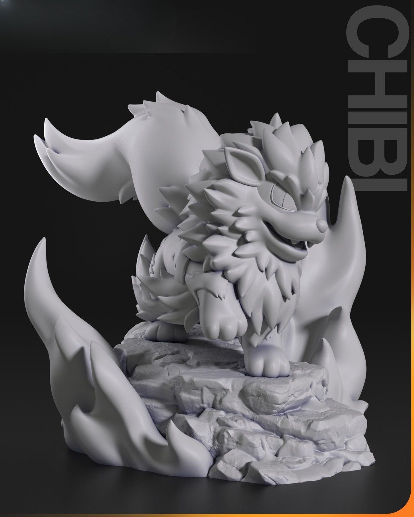 0293 Chibi Arcanine Pokemon - STL 3D Print Files