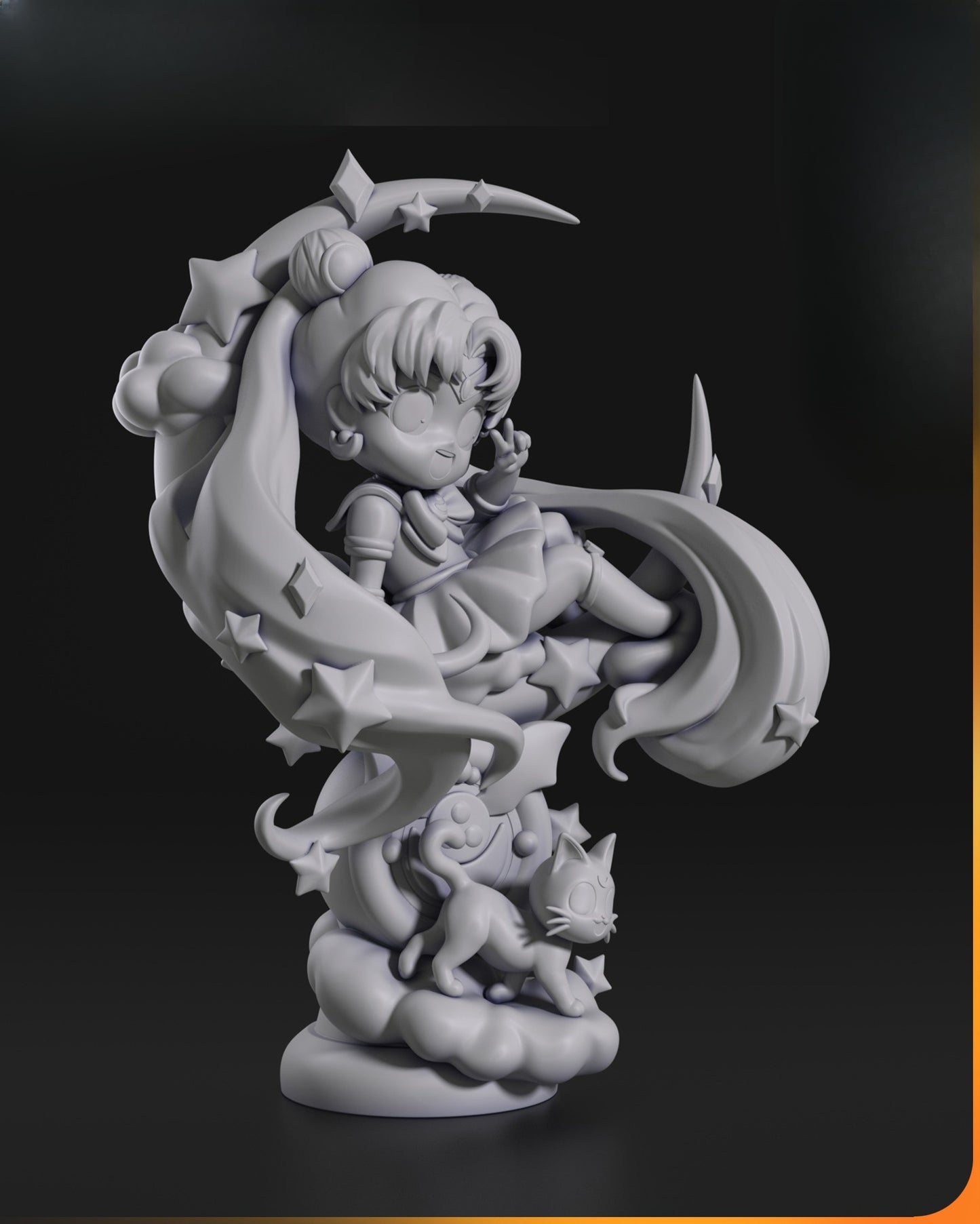 0575 Chibi Sailor Moon - STL 3D Print Files