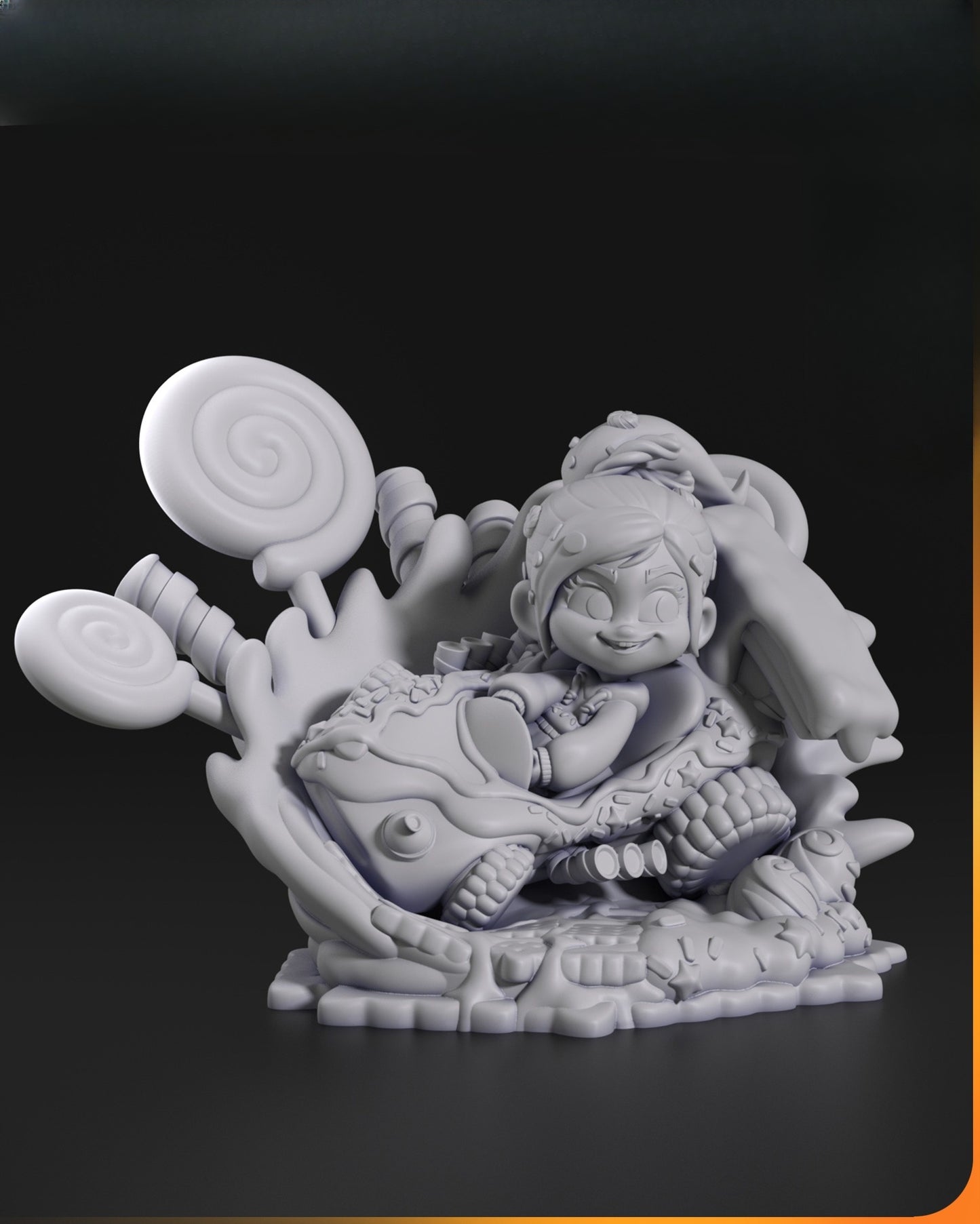 0618 Chibi Vanellope Wreck It Ralph - STL 3D Print Files