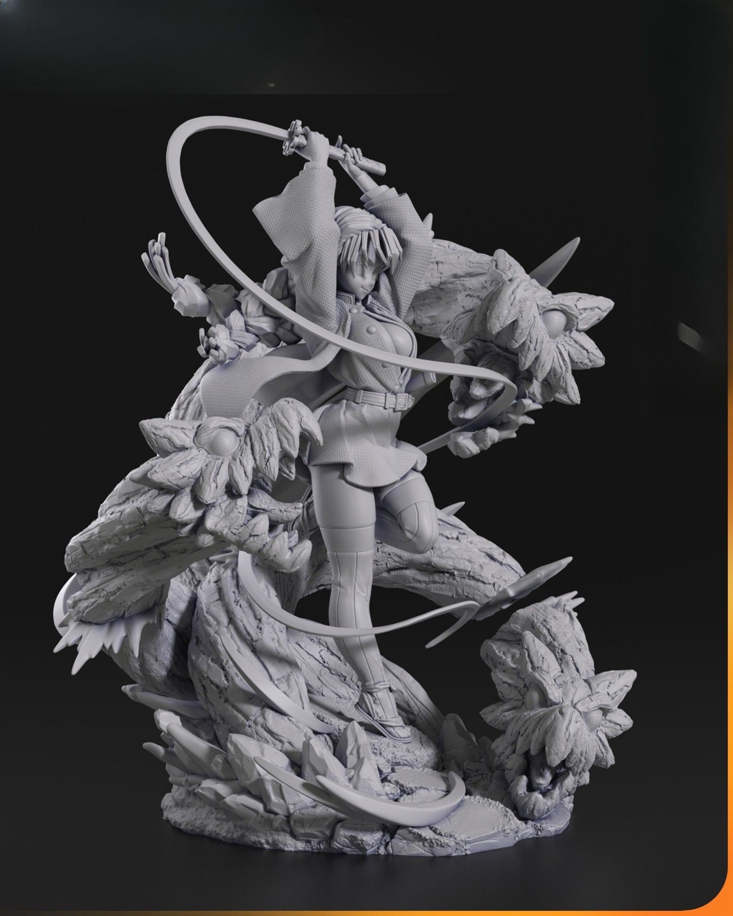 0346 Mitsuri Kanroji_Demon Slayer - STL 3D Print Files