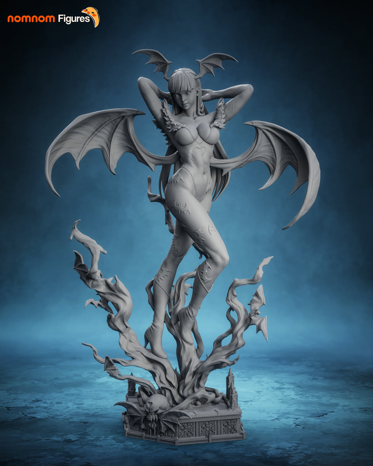 2164 Morrigan Aensland_Darkstalkers - STL 3D Print Files