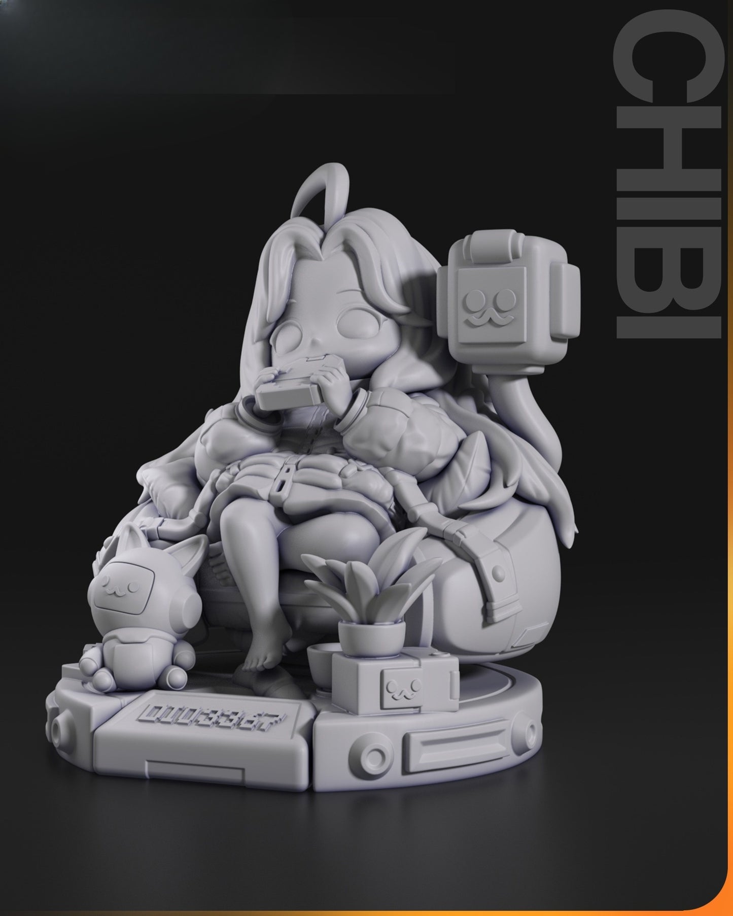 1544 Chib Diana_Pragmata - STL 3D Print Files