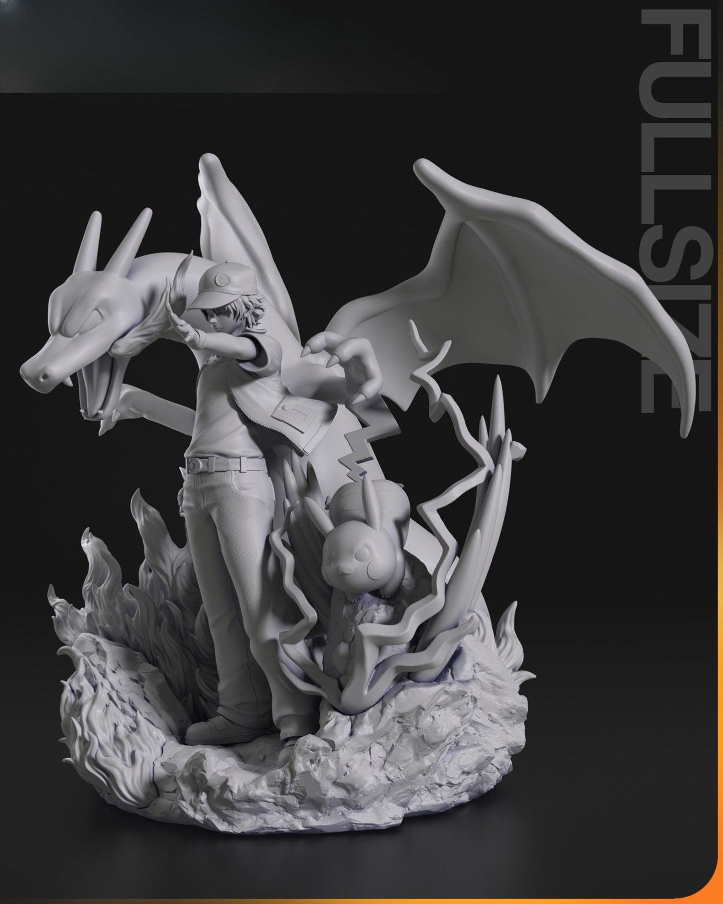 0251 Pokemon RED Diorama - STL 3D Print Files