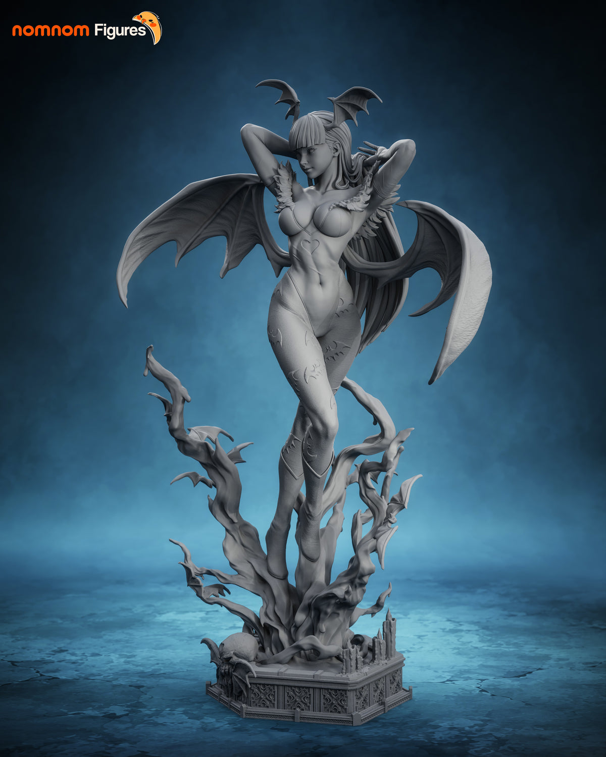2164 Morrigan Aensland_Darkstalkers - STL 3D Print Files