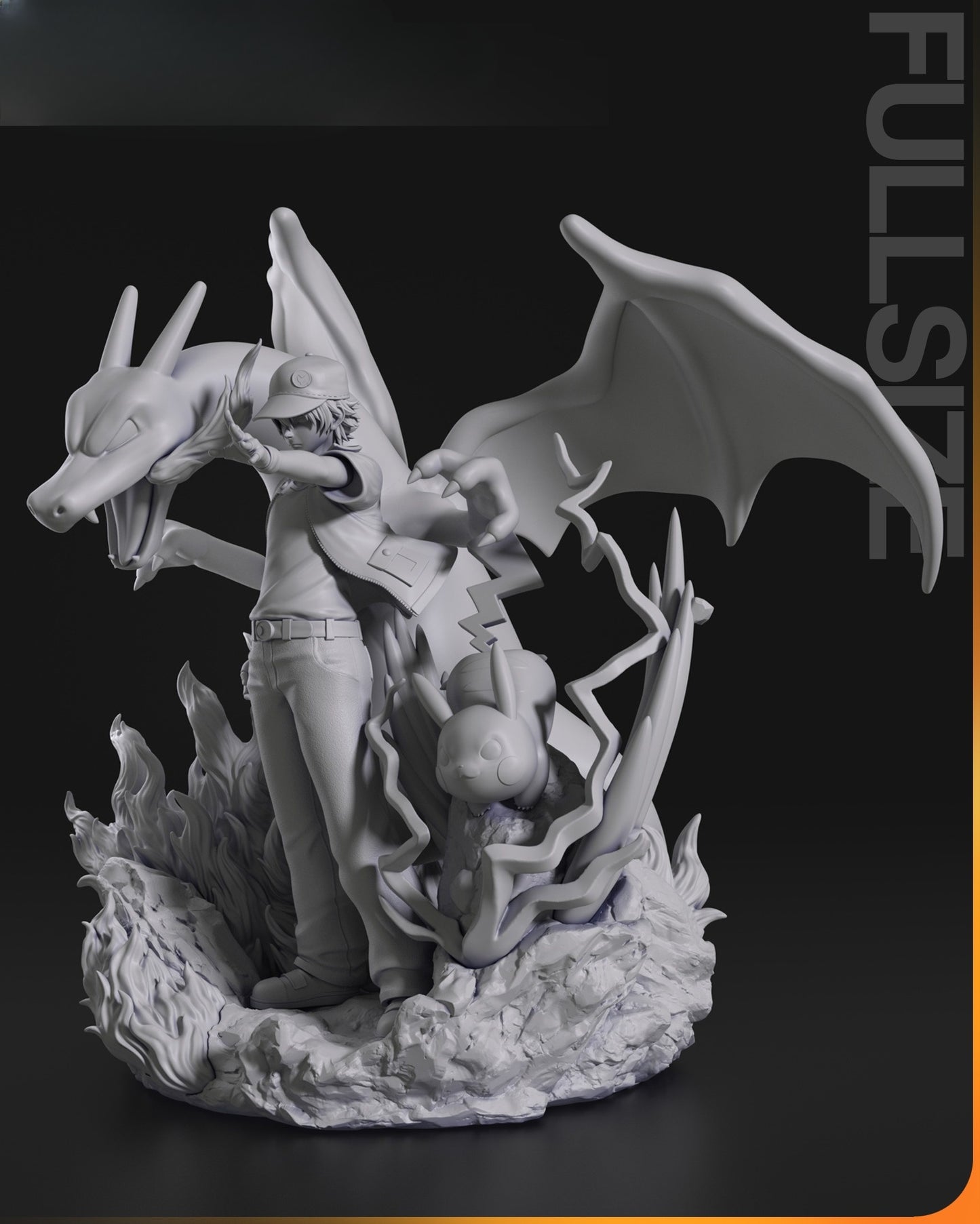 0251 Pokemon RED Diorama - STL 3D Print Files