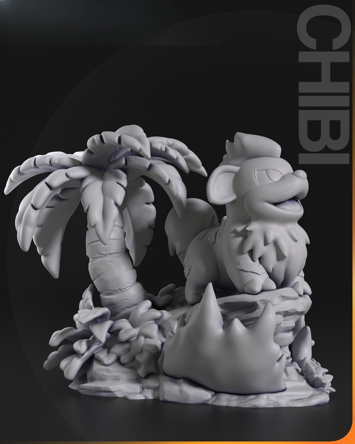 0292 Chibi Growlithe Pokemon - STL 3D Print Files