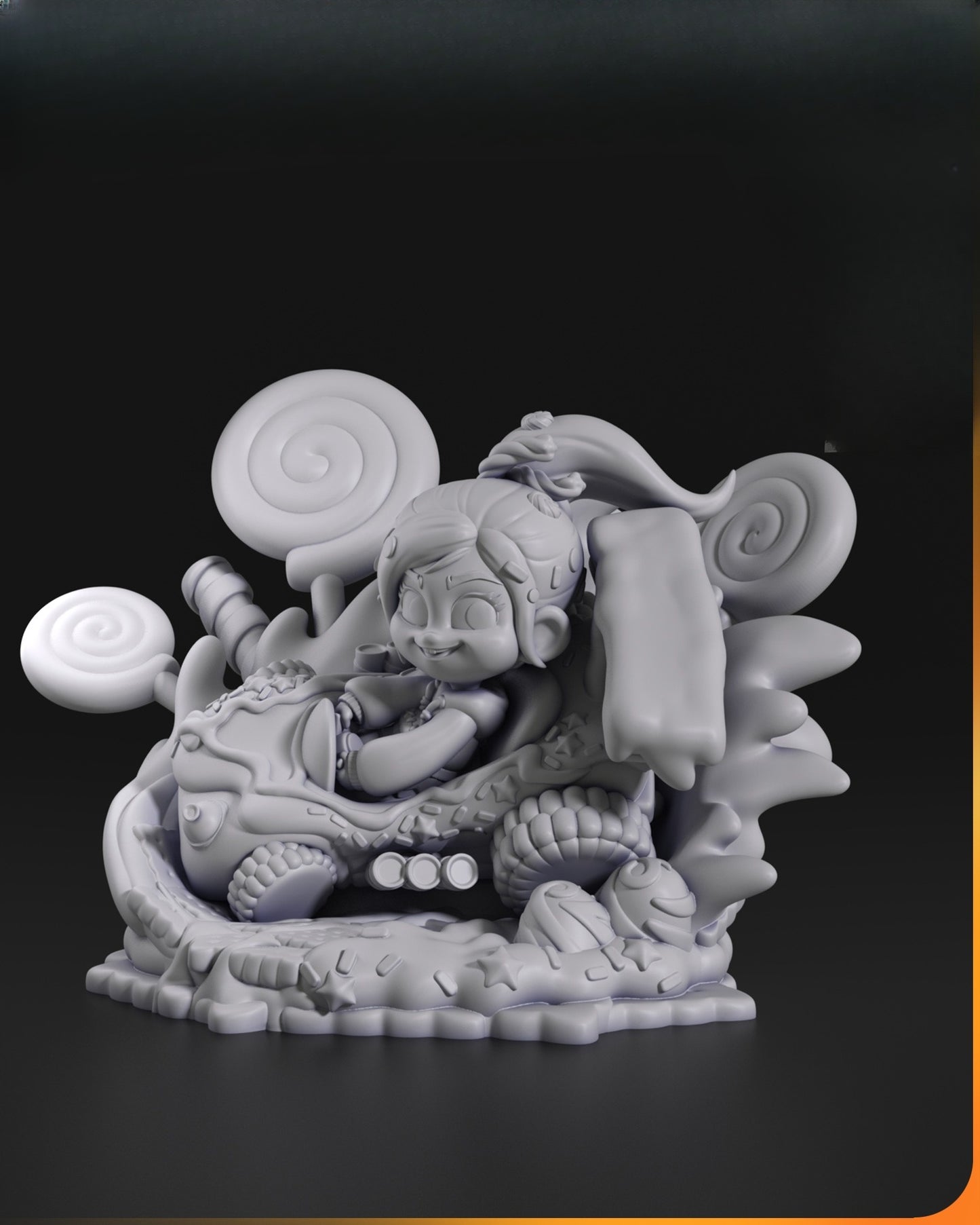 0618 Chibi Vanellope Wreck It Ralph - STL 3D Print Files