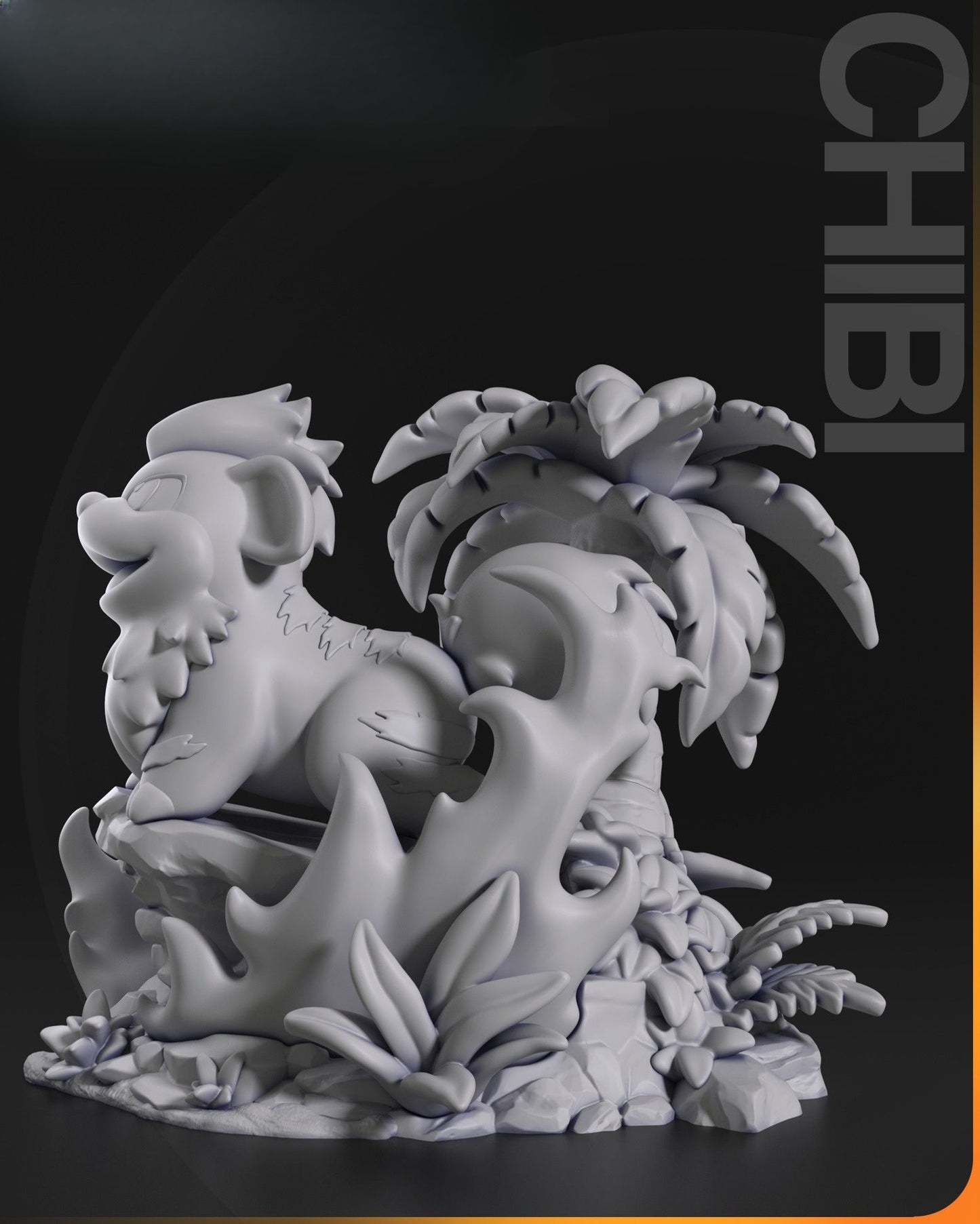 0292 Chibi Growlithe Pokemon - STL 3D Print Files