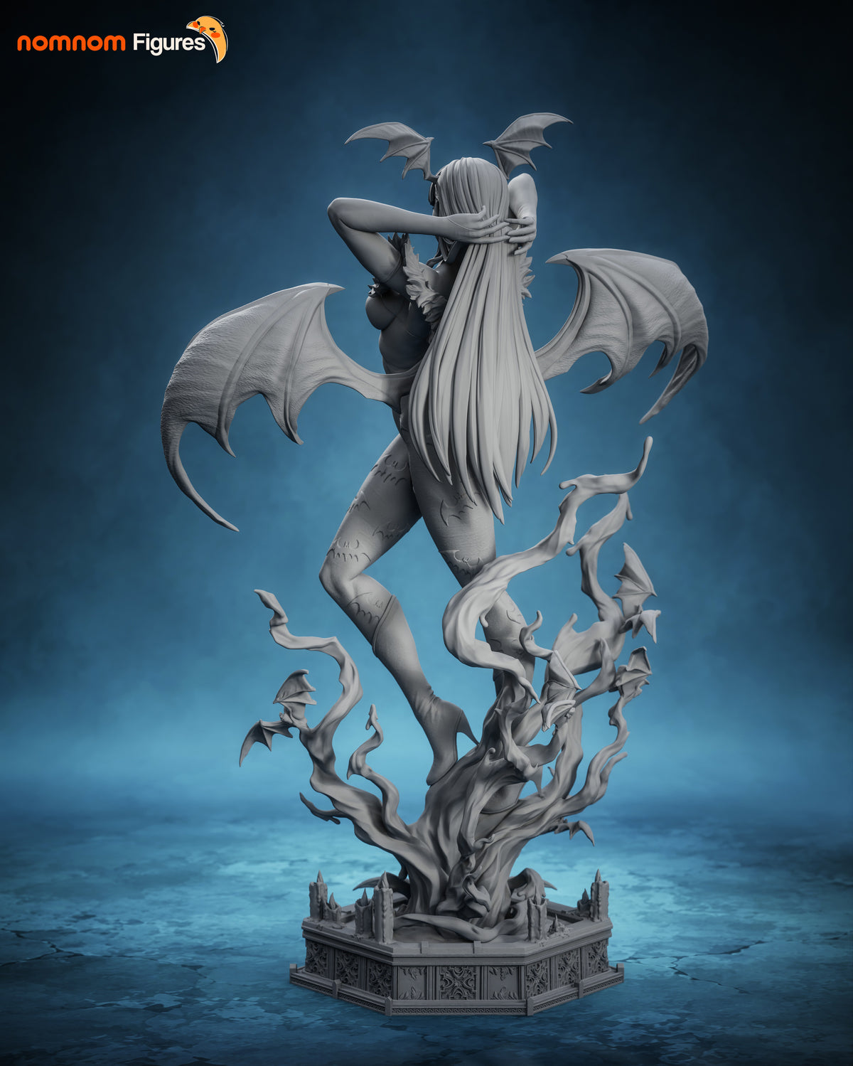 2164 Morrigan Aensland_Darkstalkers - STL 3D Print Files