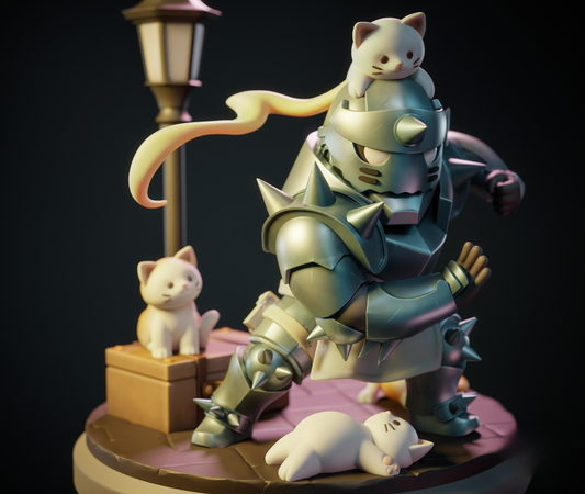 0034 Alphonse Elric from Full Metal Alchemist - STL 3D Print Files
