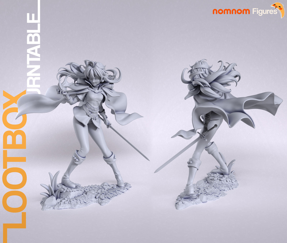 2011 Lina Inverse_Slayers - STL 3D Print Files