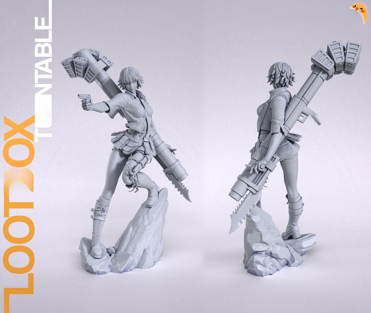 1405 Lady_Devil May Cry - STL 3D Print Files